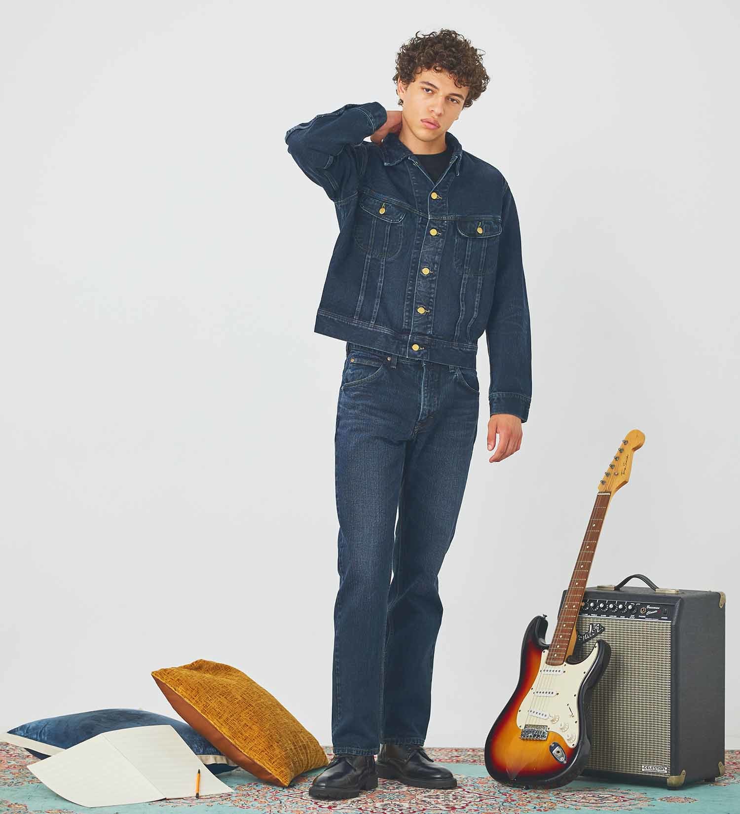 Lee(リー)のAMERICAN RIDERS 101Z ストレートジーンズ【股下長め83cm】|パンツ/デニム/ジーンズパンツ/メンズ|ブラックデニム