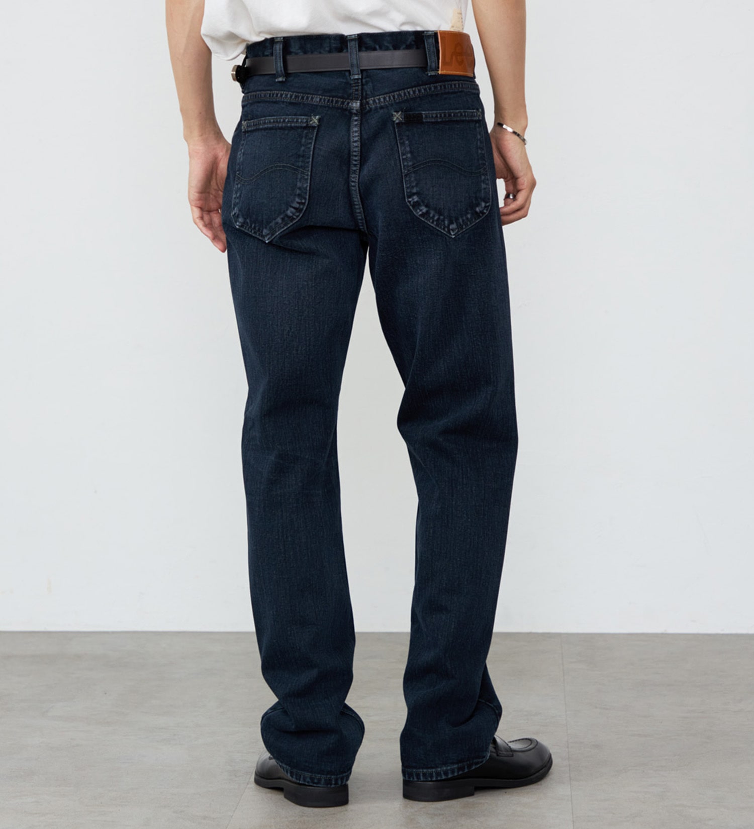 Lee(リー)のAMERICAN RIDERS 101Z ストレートジーンズ【股下長め83cm】|パンツ/デニム/ジーンズパンツ/メンズ|ブラックデニム