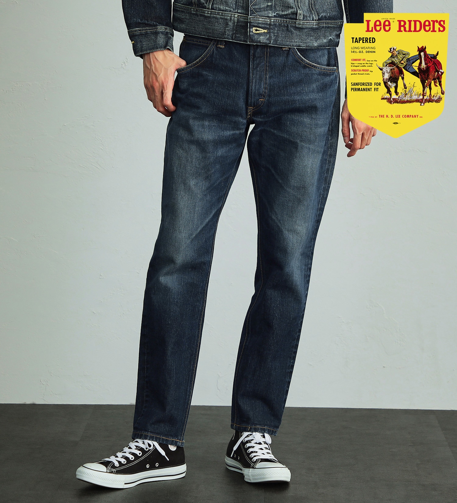 Lee(リー)のAMERICAN RIDERS 203 テーパードジーンズ|パンツ/デニムパンツ/メンズ|濃色ブルー