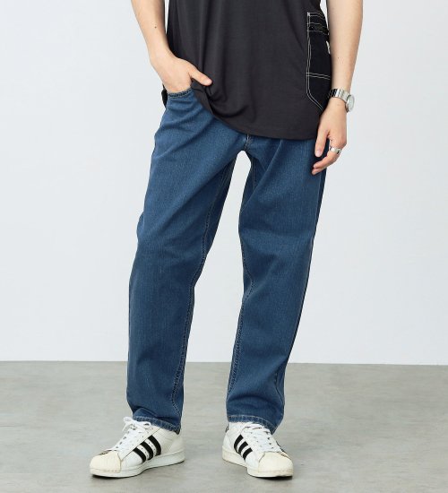 Lee(リー)のイージー　ワイドテーパードパンツ|パンツ/デニムパンツ/メンズ|中色ブルー