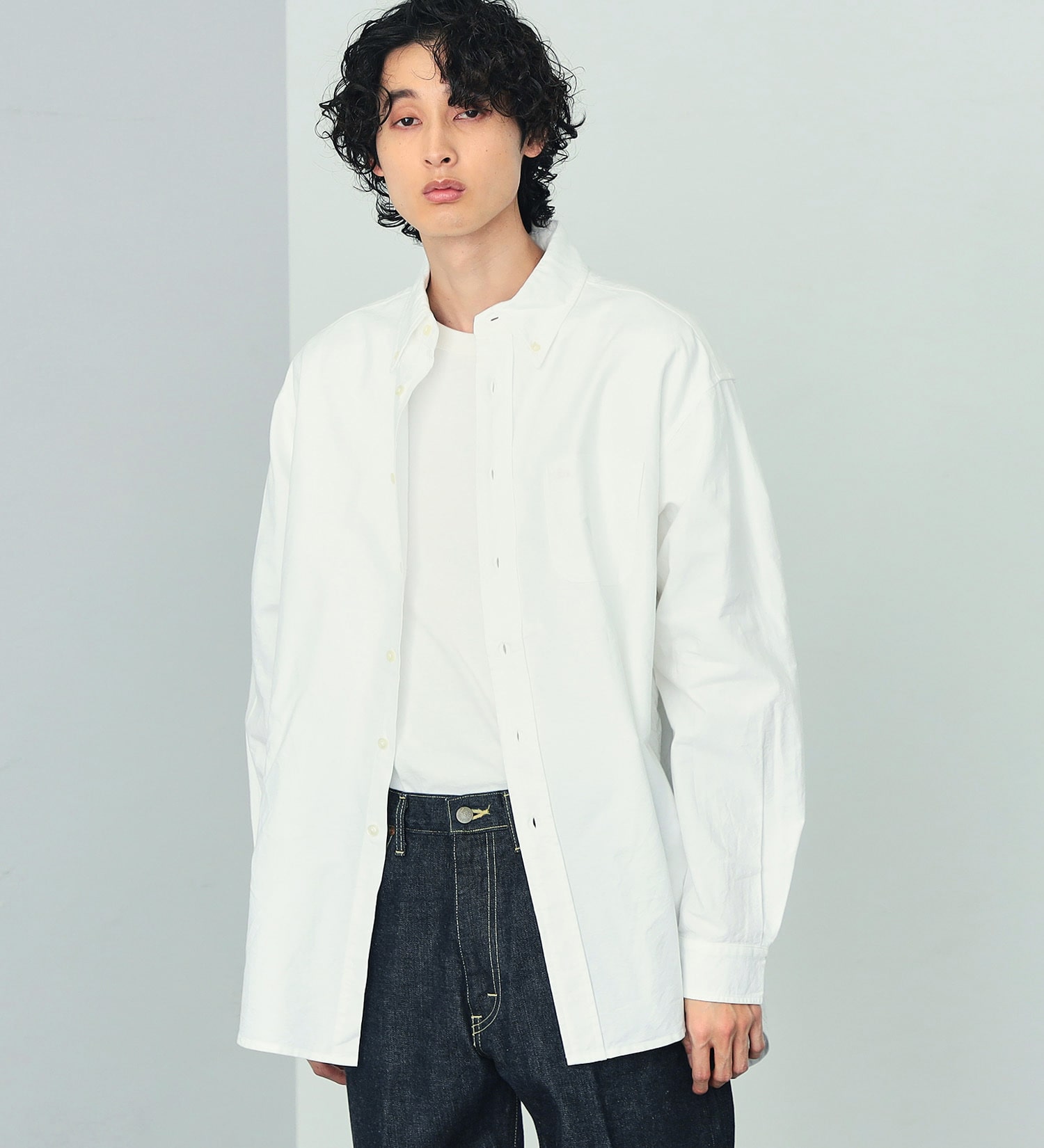 Lee(リー)の【カート割対象】【FINAL SALE】ボタンダウンシャツ|トップス/シャツ/ブラウス/メンズ|ホワイト