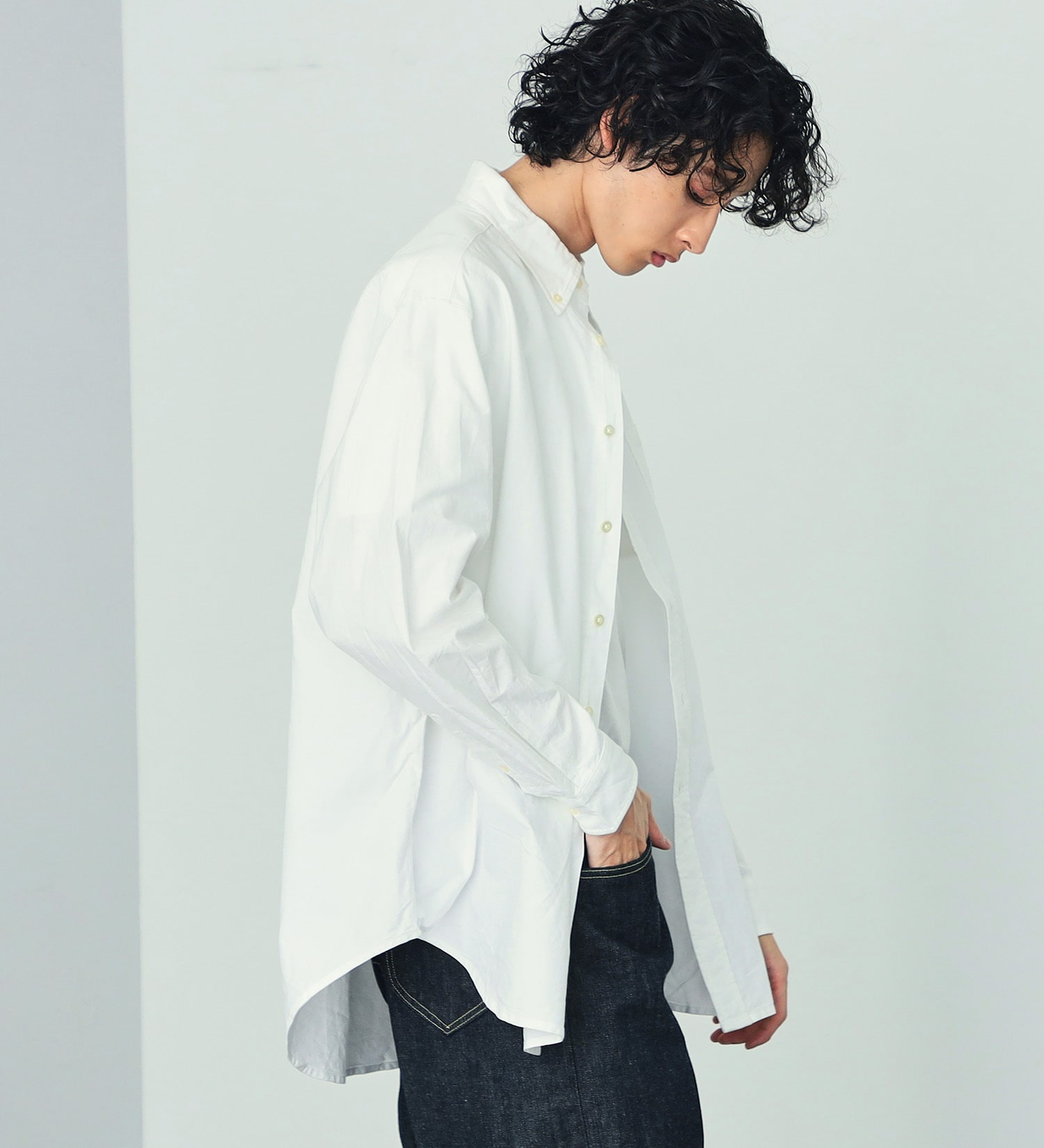 Lee(リー)の【カート割対象】【FINAL SALE】ボタンダウンシャツ|トップス/シャツ/ブラウス/メンズ|ホワイト
