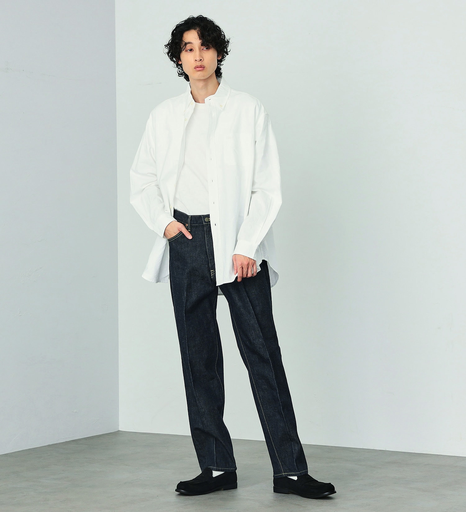 Lee(リー)の【カート割対象】【FINAL SALE】ボタンダウンシャツ|トップス/シャツ/ブラウス/メンズ|ホワイト