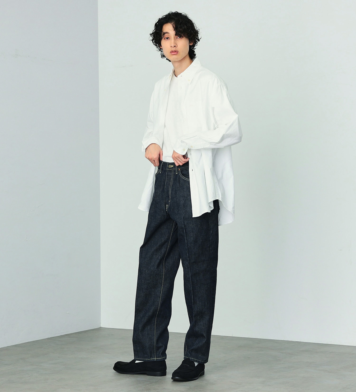 Lee(リー)の【カート割対象】【FINAL SALE】ボタンダウンシャツ|トップス/シャツ/ブラウス/メンズ|ホワイト