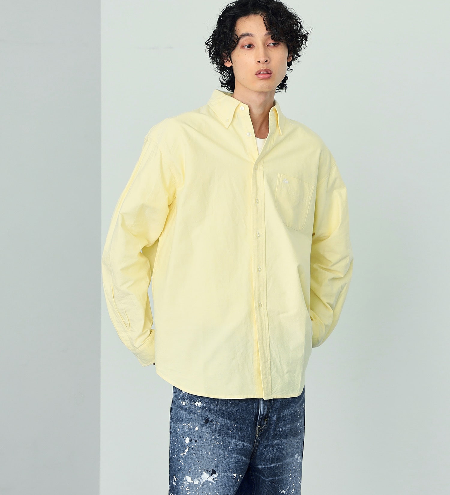 Lee(リー)の【カート割対象】【FINAL SALE】ボタンダウンシャツ|トップス/シャツ/ブラウス/メンズ|イエロー
