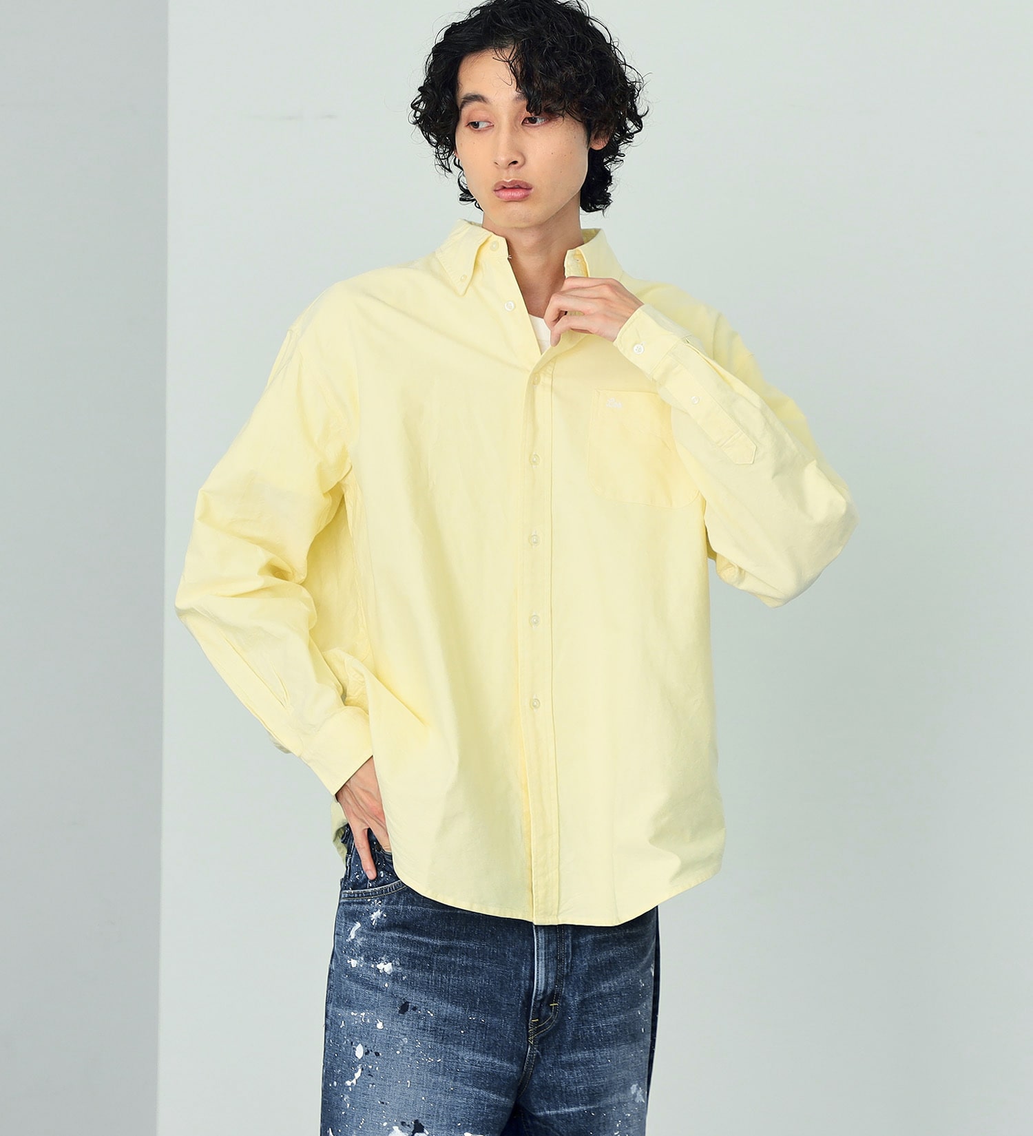 Lee(リー)の【カート割対象】【FINAL SALE】ボタンダウンシャツ|トップス/シャツ/ブラウス/メンズ|イエロー