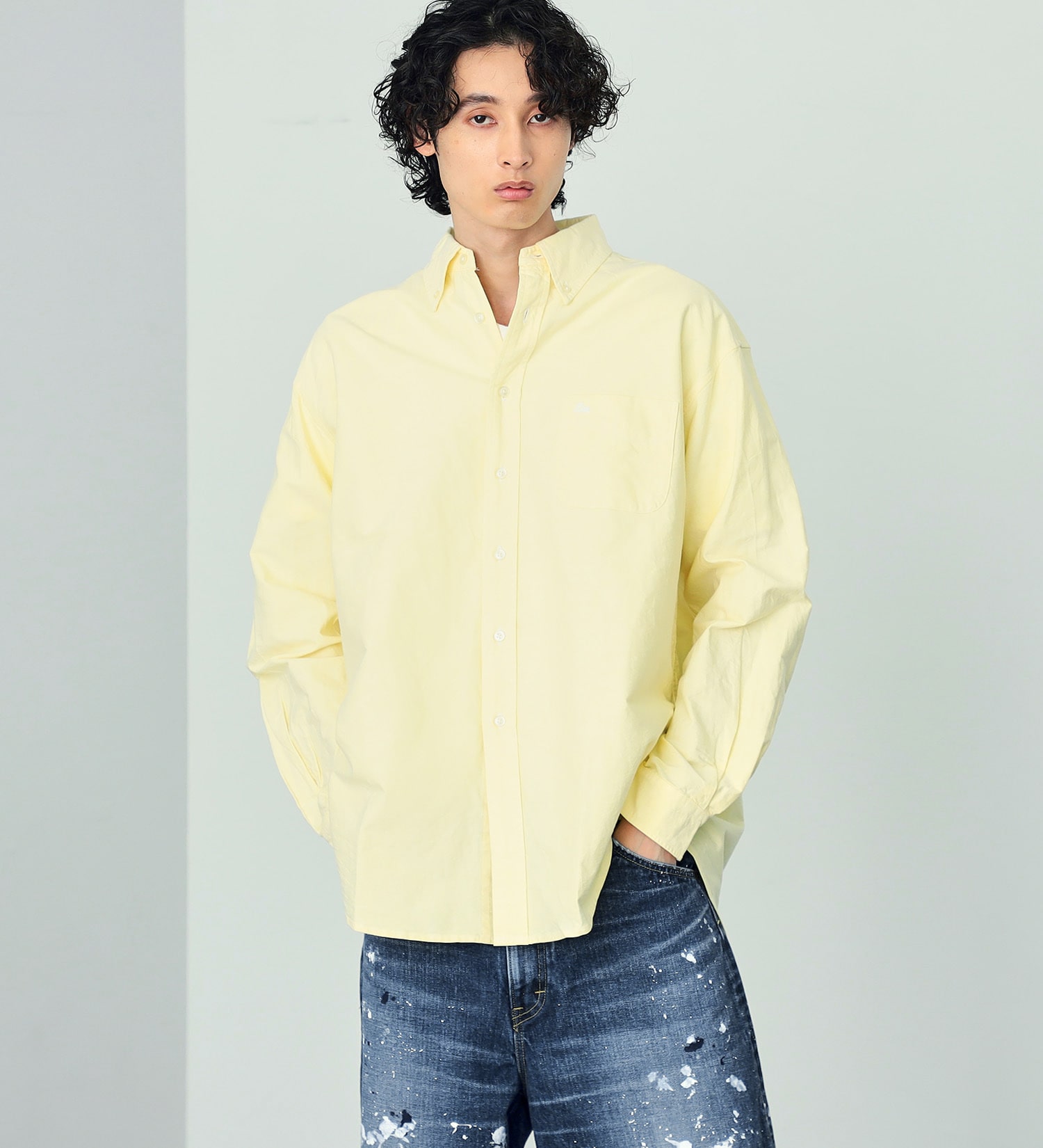 Lee(リー)の【カート割対象】【FINAL SALE】ボタンダウンシャツ|トップス/シャツ/ブラウス/メンズ|イエロー