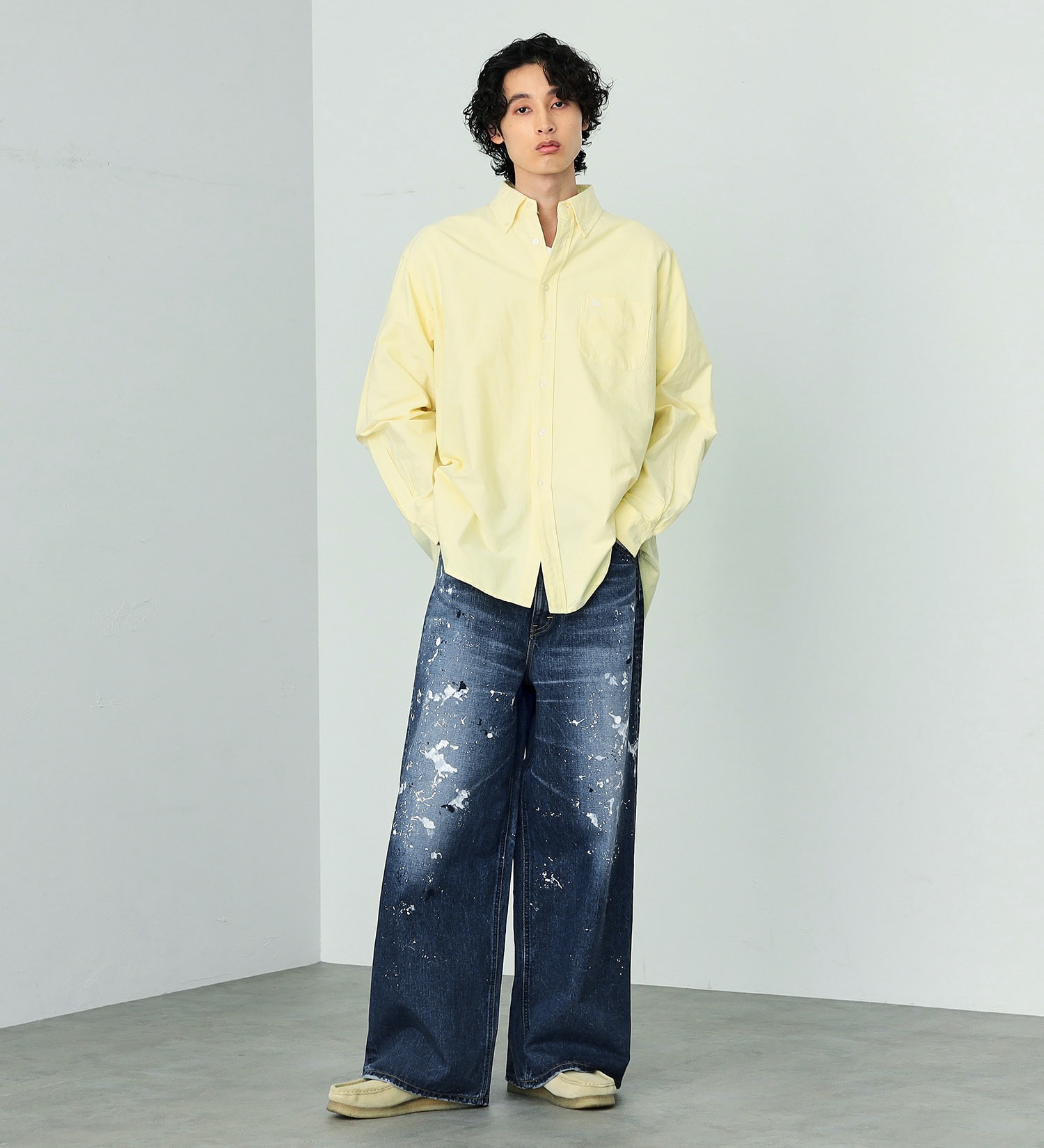 Lee(リー)の【カート割対象】【FINAL SALE】ボタンダウンシャツ|トップス/シャツ/ブラウス/メンズ|イエロー