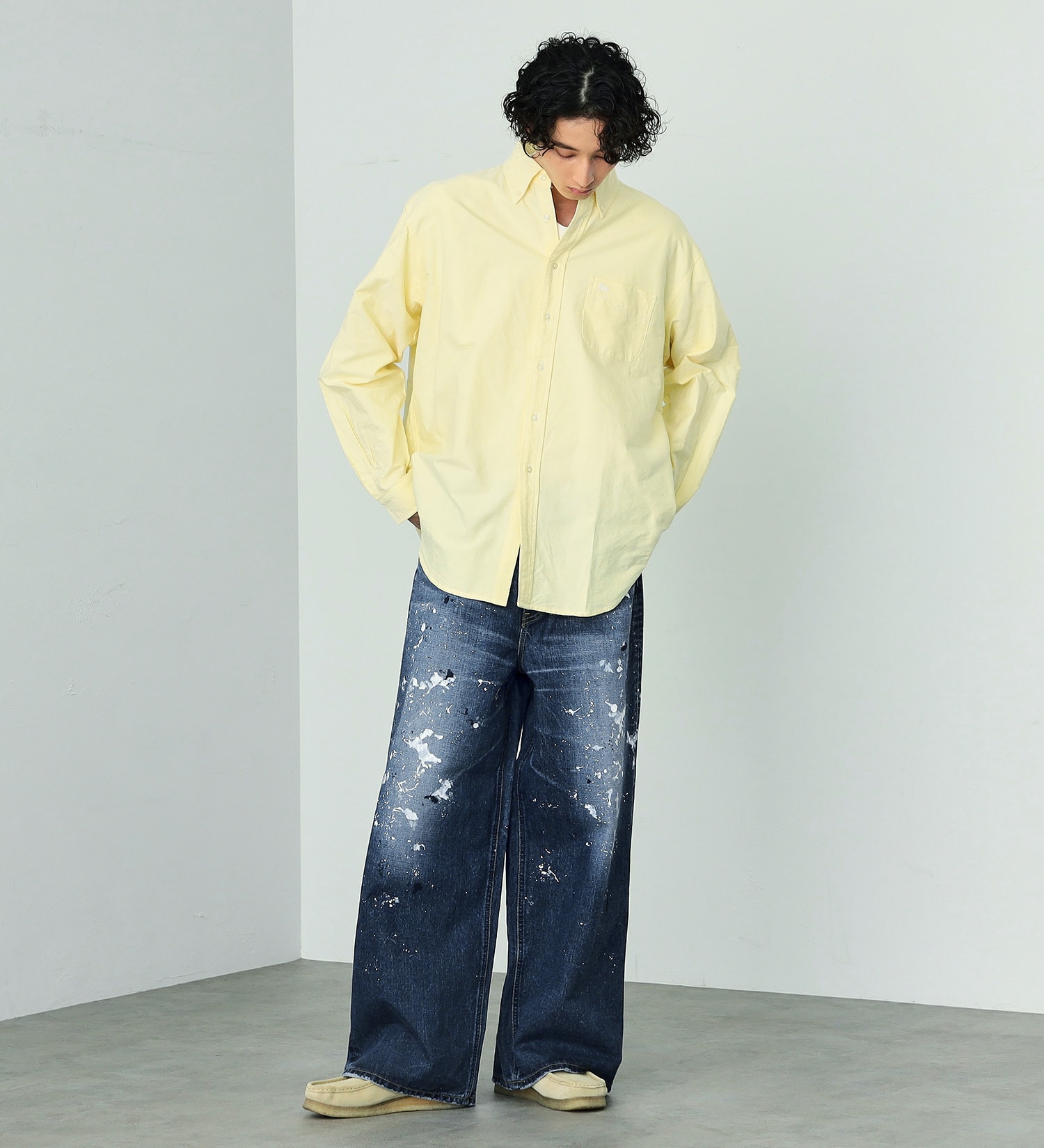 Lee(リー)の【カート割対象】【FINAL SALE】ボタンダウンシャツ|トップス/シャツ/ブラウス/メンズ|イエロー