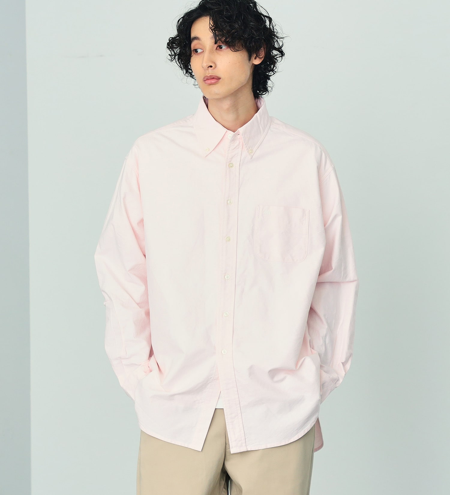 Lee(リー)の【カート割対象】【FINAL SALE】ボタンダウンシャツ|トップス/シャツ/ブラウス/メンズ|ピンク