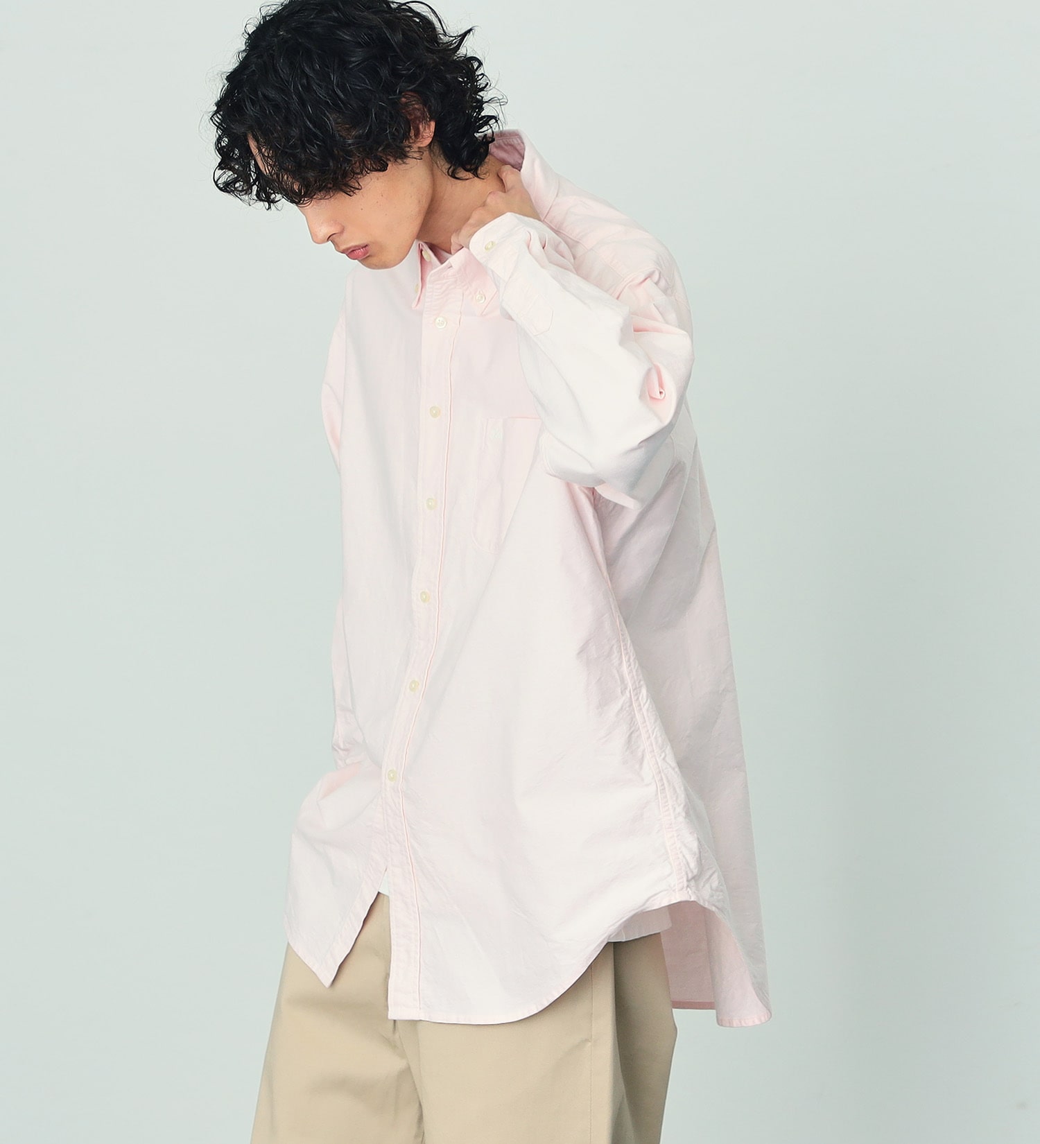 Lee(リー)の【カート割対象】【FINAL SALE】ボタンダウンシャツ|トップス/シャツ/ブラウス/メンズ|ピンク