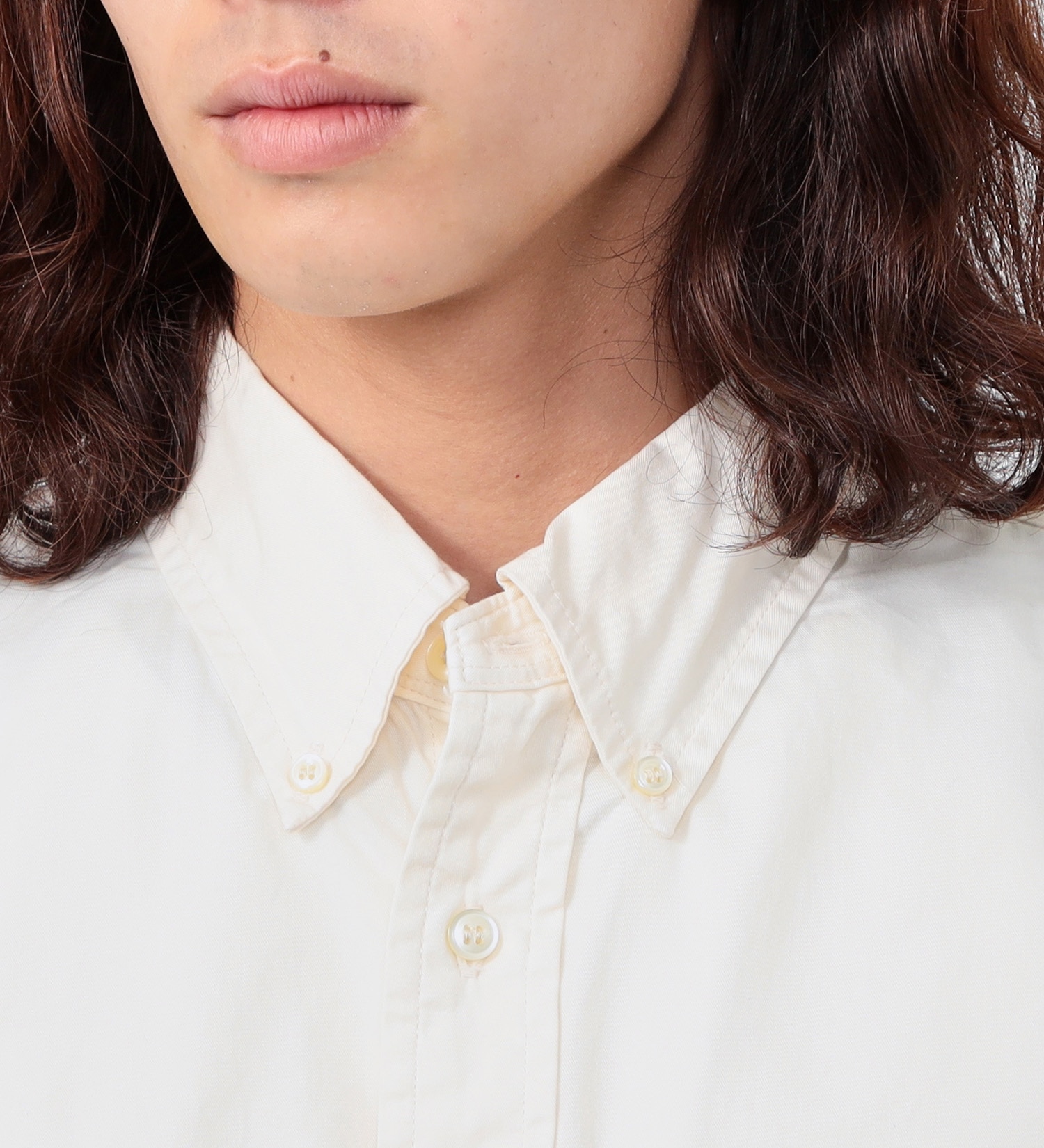 Lee(リー)の【カート割対象】【FINAL SALE】ボタンダウンシャツ デニム/カラー|トップス/シャツ/ブラウス/メンズ|ホワイト