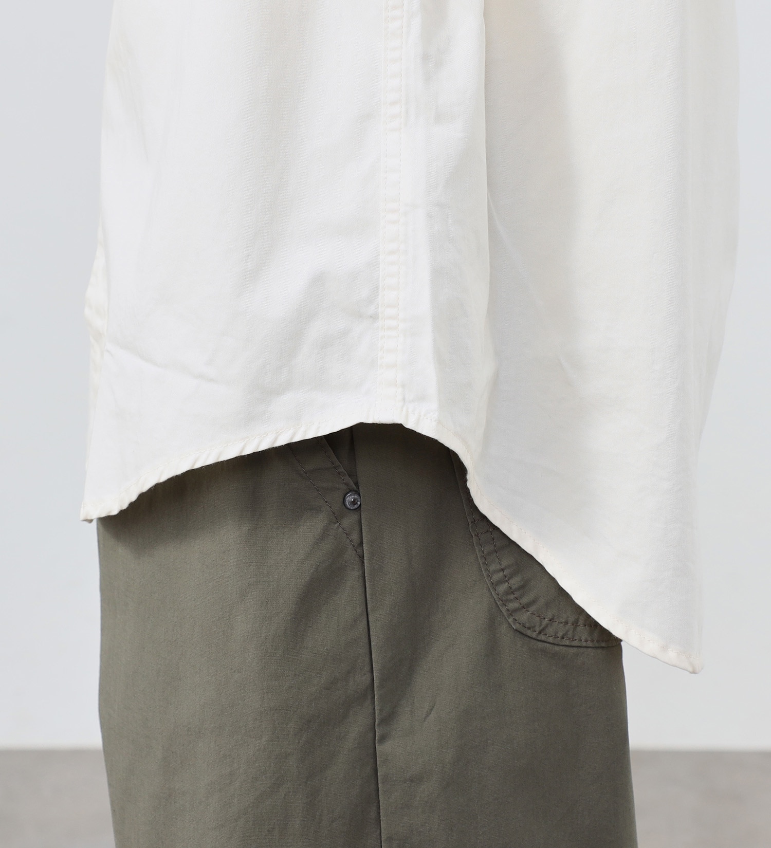 Lee(リー)の【カート割対象】【FINAL SALE】ボタンダウンシャツ デニム/カラー|トップス/シャツ/ブラウス/メンズ|ホワイト