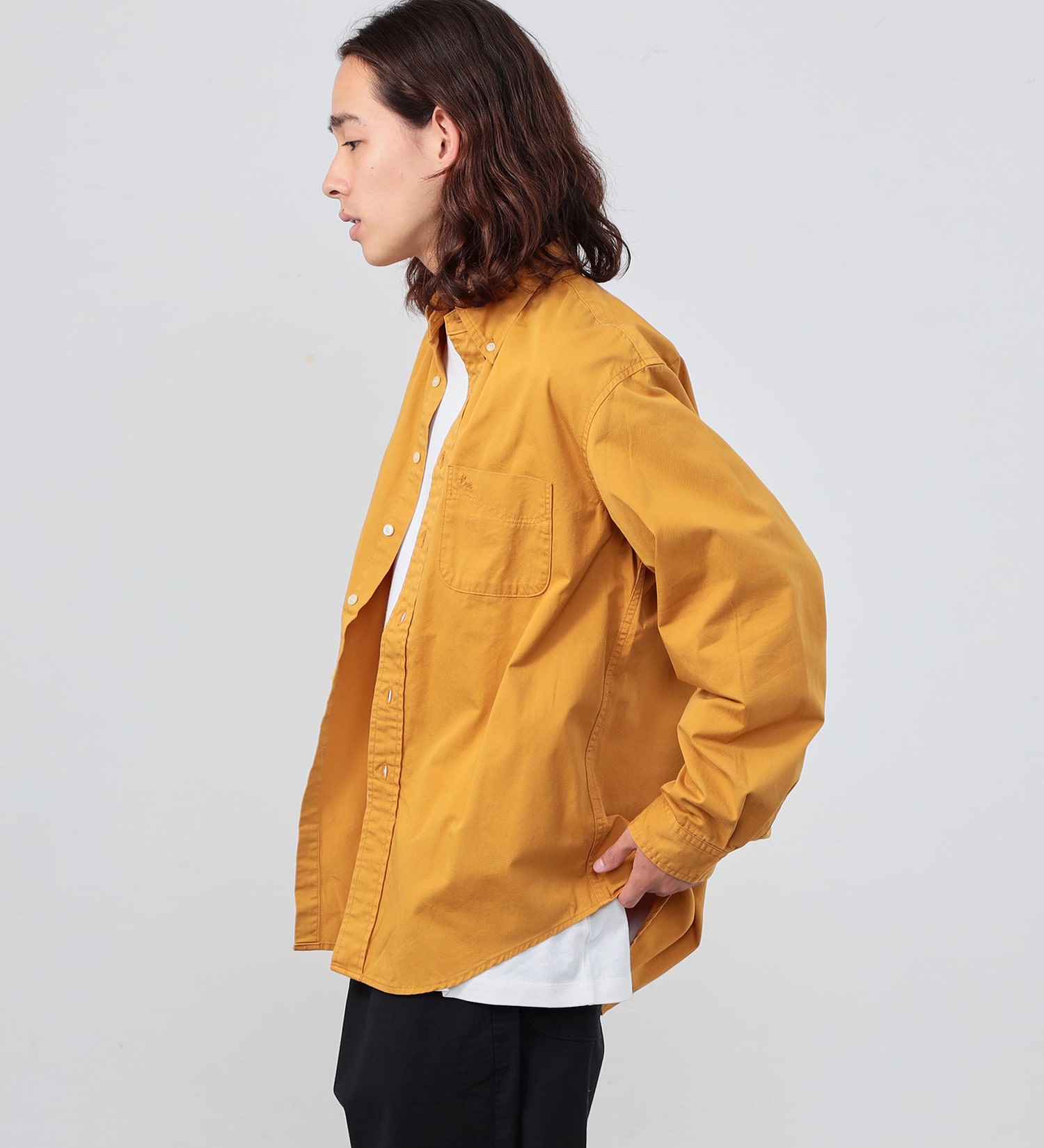 Lee(リー)の【カート割対象】【FINAL SALE】ボタンダウンシャツ デニム/カラー|トップス/シャツ/ブラウス/メンズ|マスタード