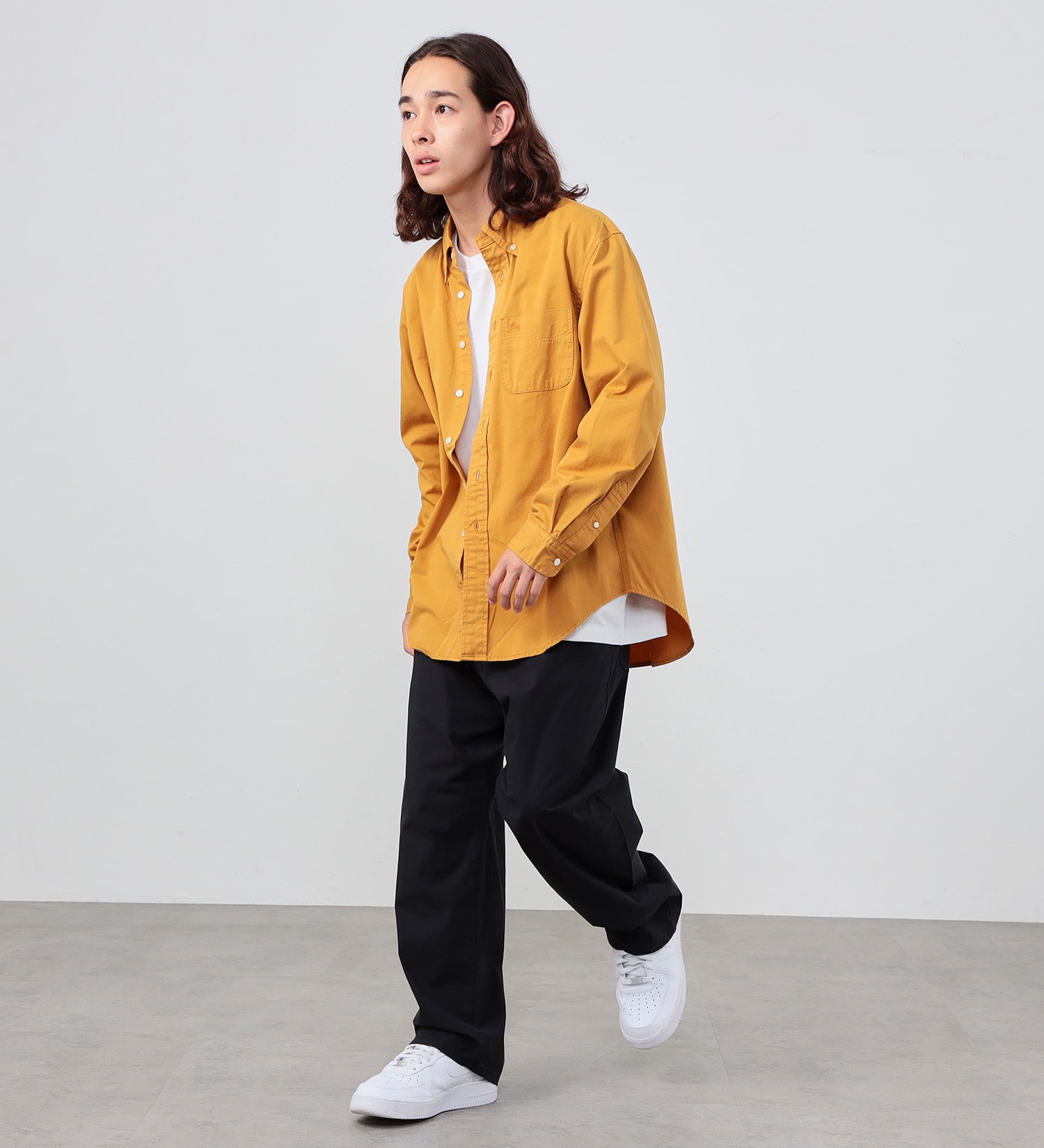 Lee(リー)の【カート割対象】【FINAL SALE】ボタンダウンシャツ デニム/カラー|トップス/シャツ/ブラウス/メンズ|マスタード