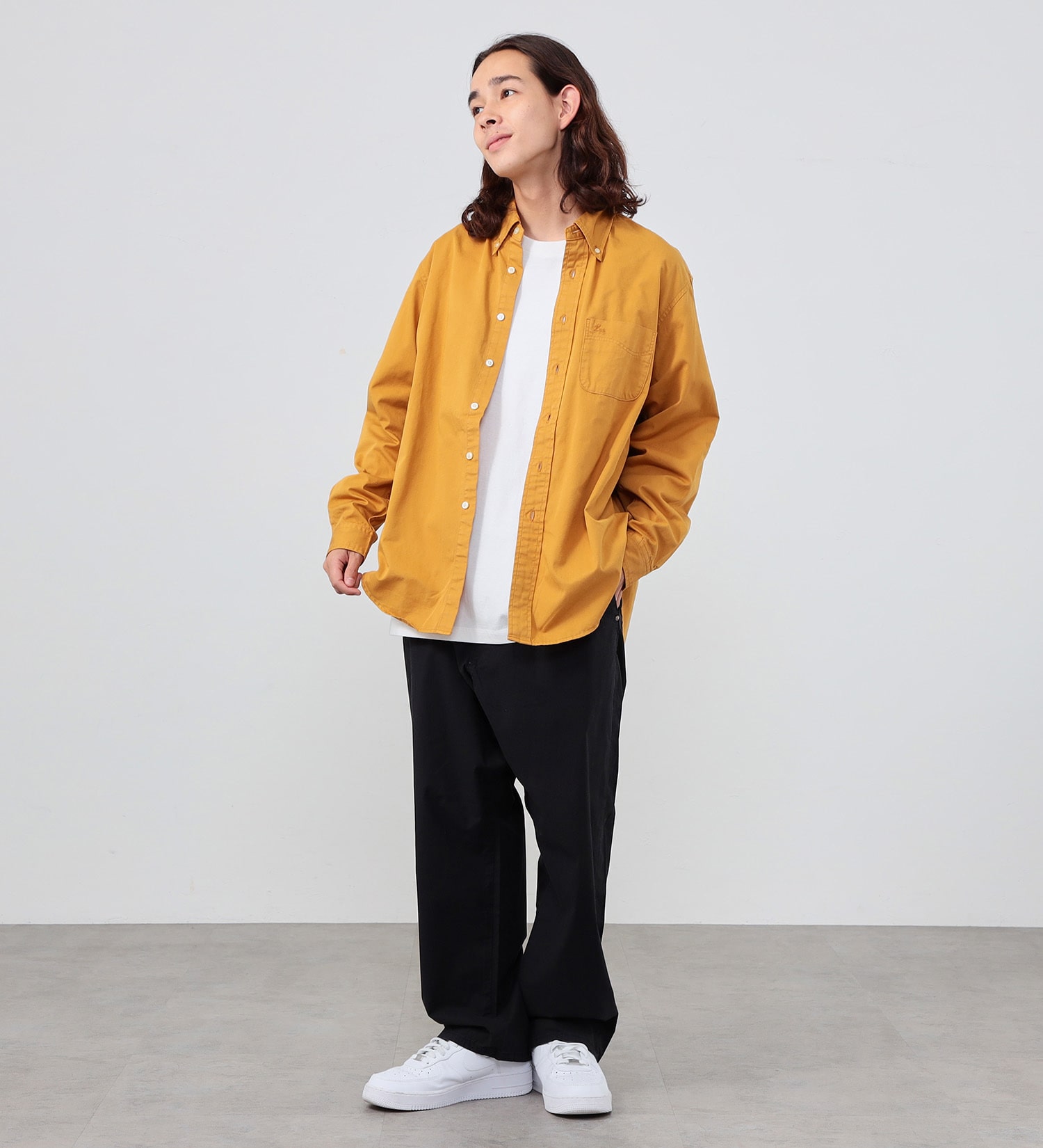 Lee(リー)の【カート割対象】【FINAL SALE】ボタンダウンシャツ デニム/カラー|トップス/シャツ/ブラウス/メンズ|マスタード