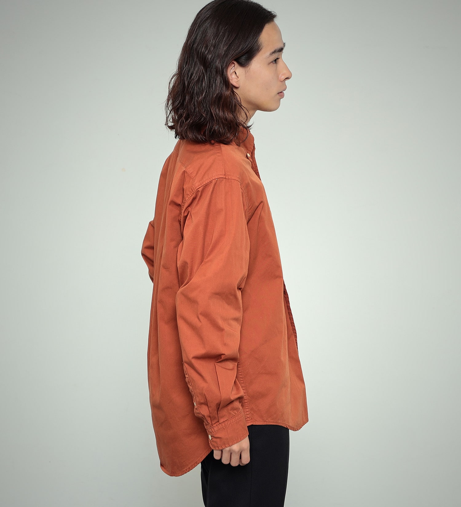 Lee(リー)の【カート割対象】【FINAL SALE】ボタンダウンシャツ デニム/カラー|トップス/シャツ/ブラウス/メンズ|オレンジ