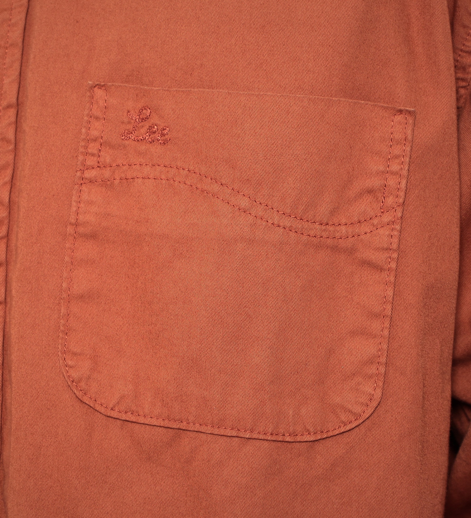 Lee(リー)の【カート割対象】【FINAL SALE】ボタンダウンシャツ デニム/カラー|トップス/シャツ/ブラウス/メンズ|オレンジ