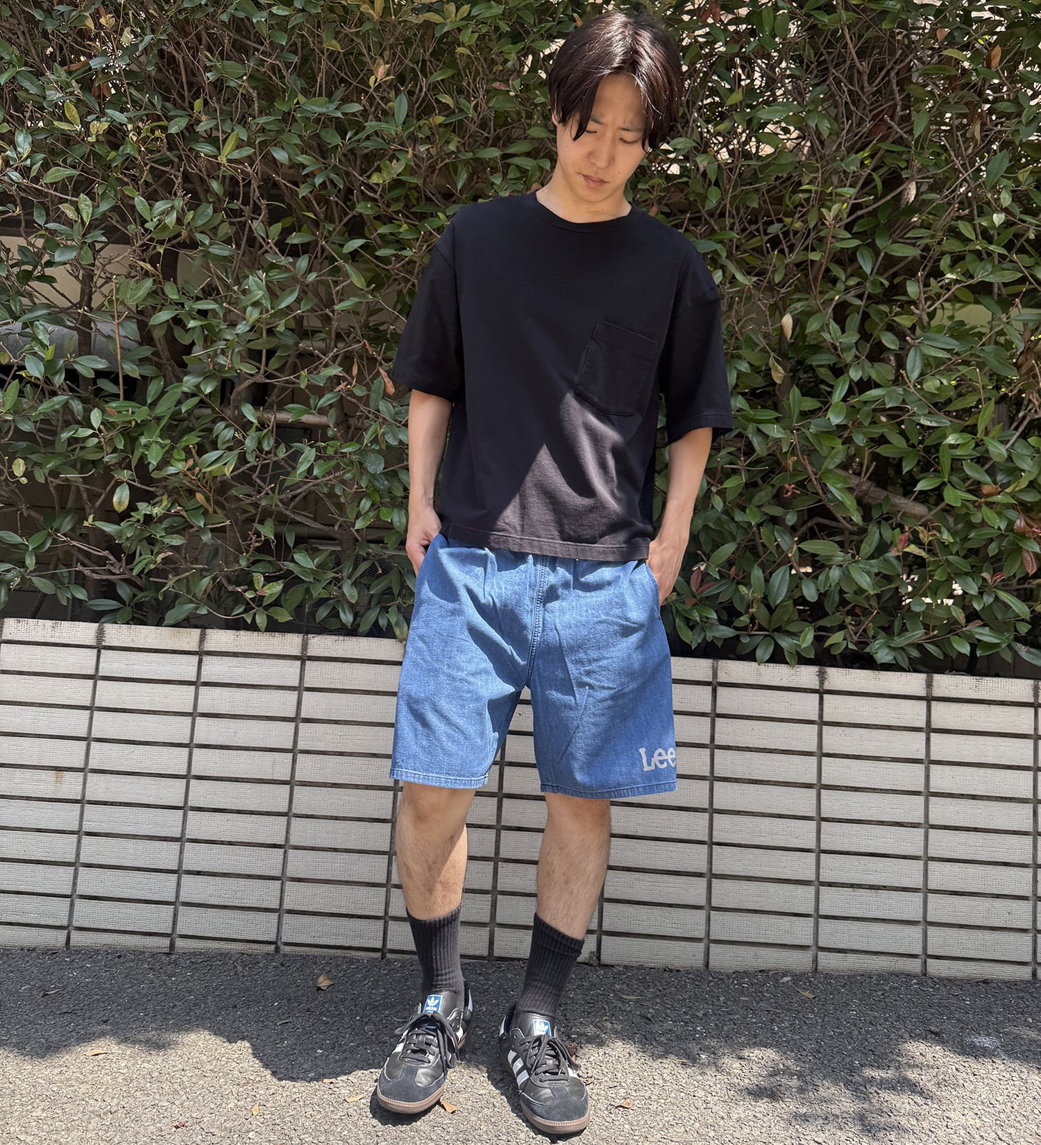 Lee(リー)の【売り尽くしSALE】【涼】軽量素材/アスレチックショーツ 速乾/夏用/梅雨も快適|パンツ/デニム/ジーンズパンツ/メンズ|中色ブルー