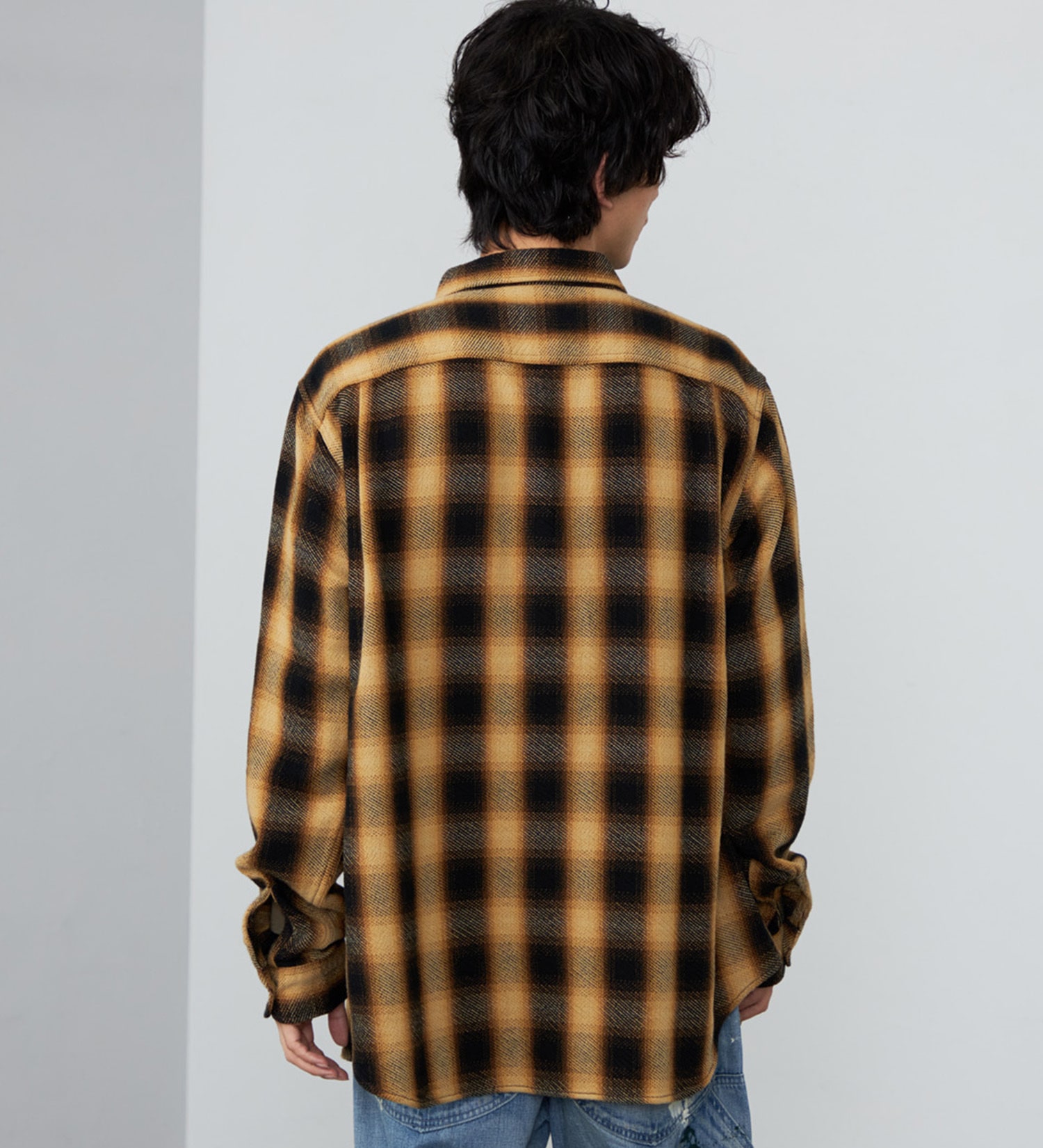 Lee(リー)のNEL WORK SHIRTS/ネルワークシャツ オンブレチェック|トップス/シャツ/ブラウス/メンズ|ブラウン