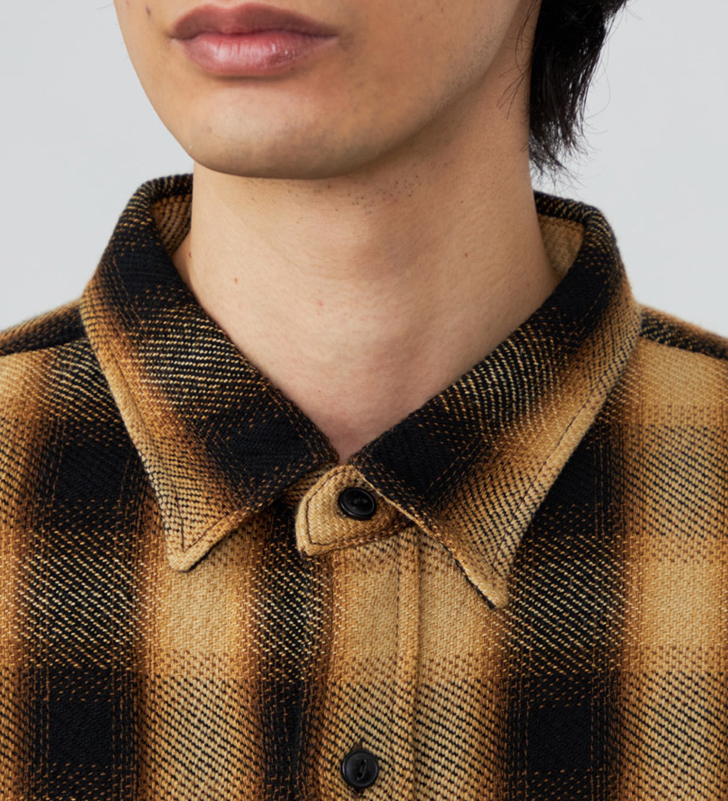 Lee(リー)のNEL WORK SHIRTS/ネルワークシャツ オンブレチェック|トップス/シャツ/ブラウス/メンズ|ブラウン