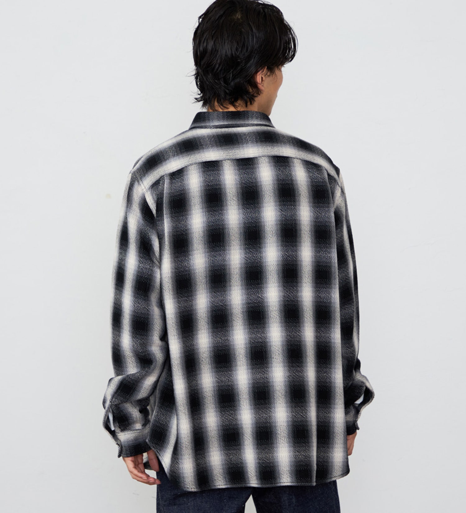 Lee(リー)のNEL WORK SHIRTS/ネルワークシャツ オンブレチェック|トップス/シャツ/ブラウス/メンズ|ブラック