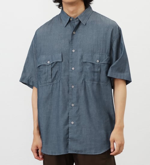 【ポイントアップ対象】【直営店・WEB別注】ドットエアーシャツ【涼】