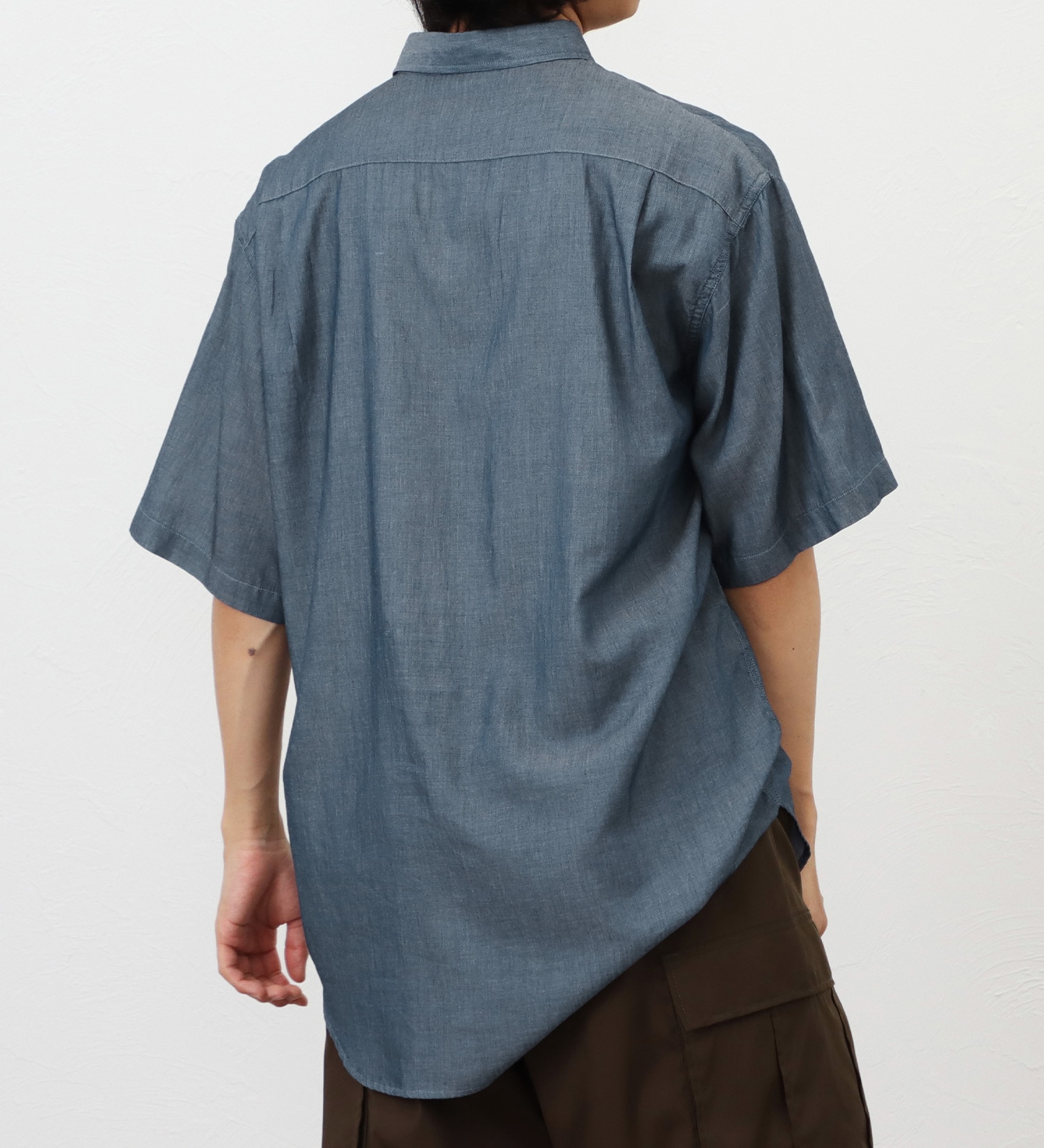 Lee(リー)の【ポイントアップ対象】【直営店・WEB別注】ドットエアーシャツ【涼】|トップス/シャツ/ブラウス/メンズ|インディゴブルー