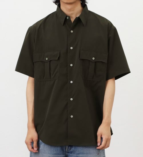 Lee(リー)の【ポイントアップ対象】【直営店・WEB別注】ドットエアーシャツ【涼】|トップス/シャツ/ブラウス/メンズ|チャコール