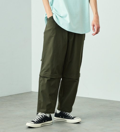 Lee(リー)の【おまとめ割対象】【試着対象】【Lee OUTDOORS】2WAYペインターパンツ|パンツ/パンツ/メンズ|グリーン