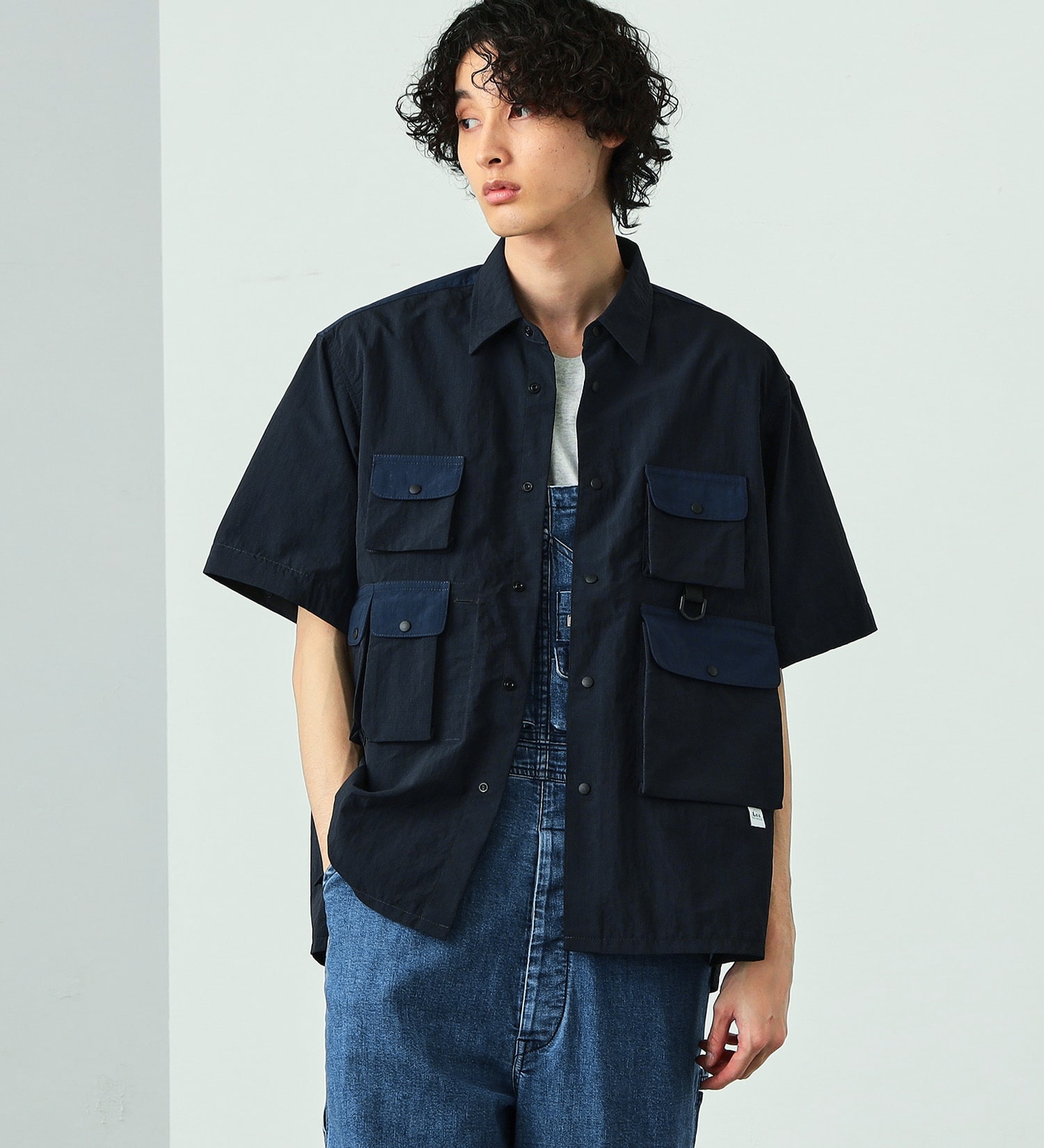 Lee(リー)の【おまとめ割対象】【Lee OUTDOORS】ユーティリティーシャツ|トップス/シャツ/ブラウス/メンズ|ネイビー