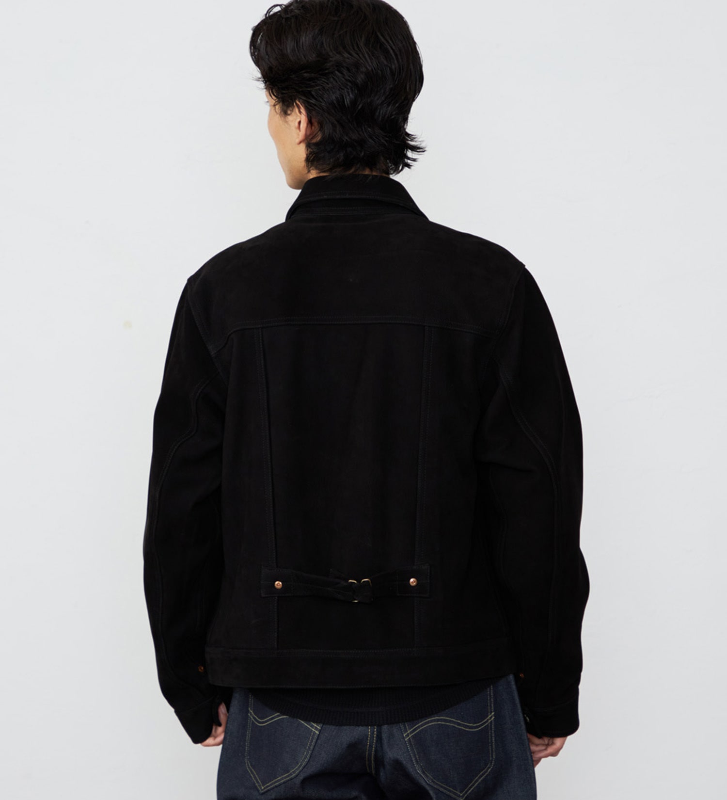 Lee(リー)の【予約】COWBOY JACKET GOAT LEATHER|ジャケット/アウター/その他アウター/メンズ|ブラック系その他