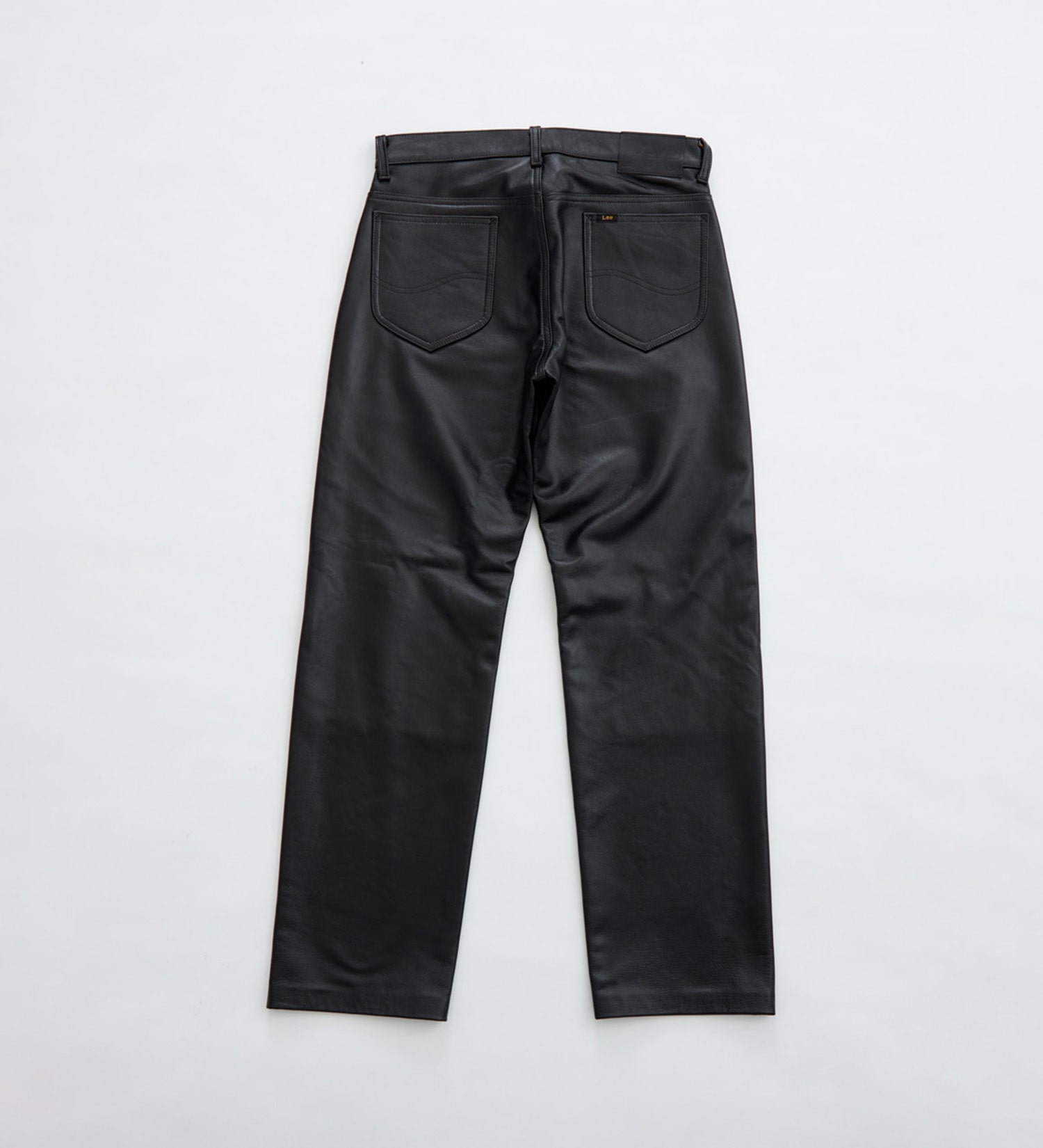 Lee(リー)の【予約】RIDER STRAIGHT LEATHER PANTS|パンツ/パンツ/メンズ|ブラック