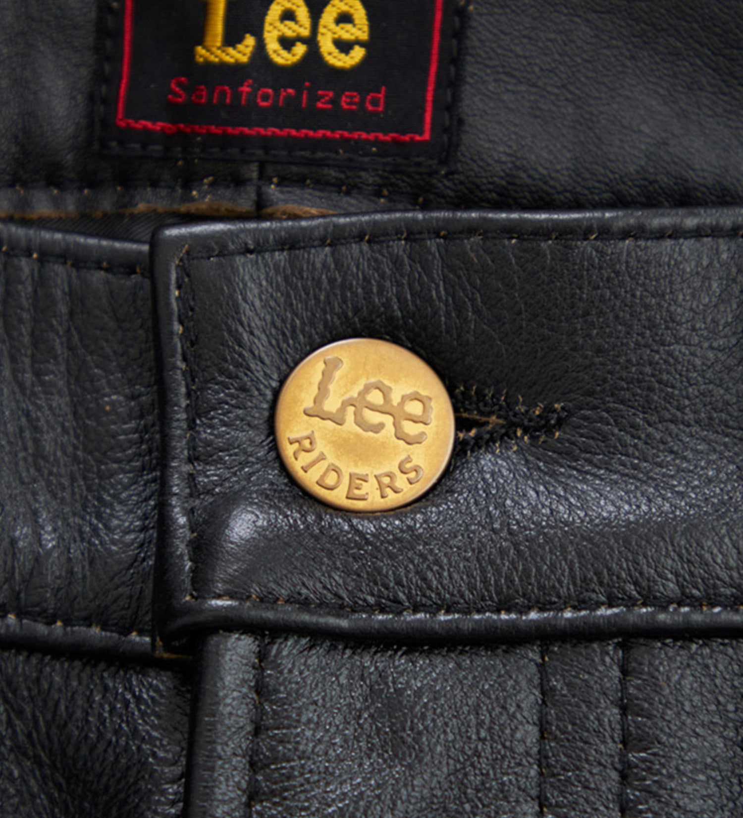 Lee(リー)の【予約】RIDER STRAIGHT LEATHER PANTS|パンツ/パンツ/メンズ|ブラック