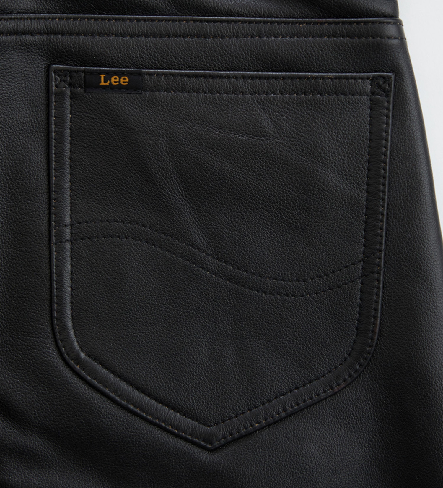 Lee(リー)の【予約】RIDER STRAIGHT LEATHER PANTS|パンツ/パンツ/メンズ|ブラック