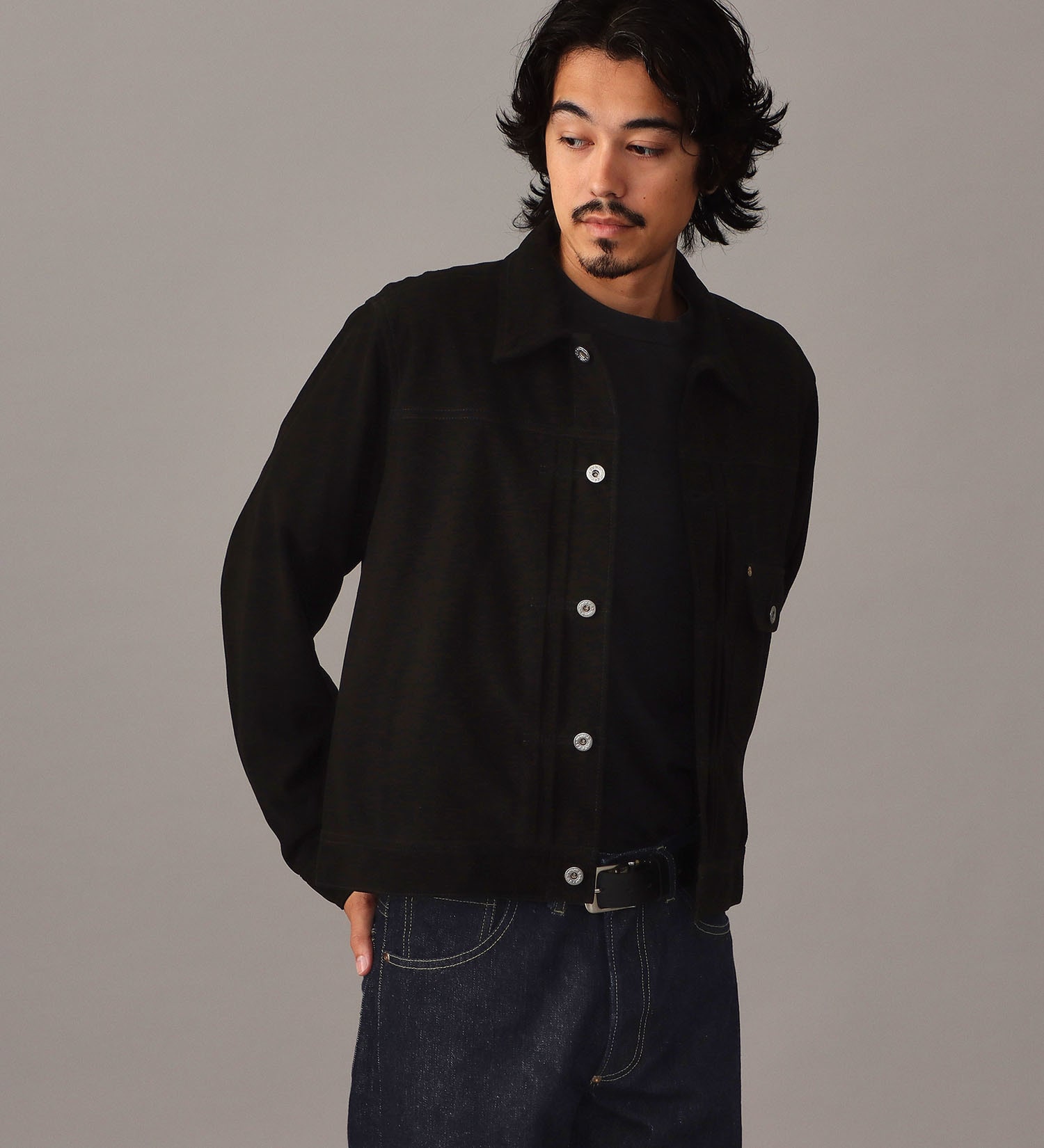 Lee(リー)のCOWBOY JACKET LEATHER【LIGHT SHEEP LEATHER】|ジャケット/アウター/その他アウター/メンズ|ブラック