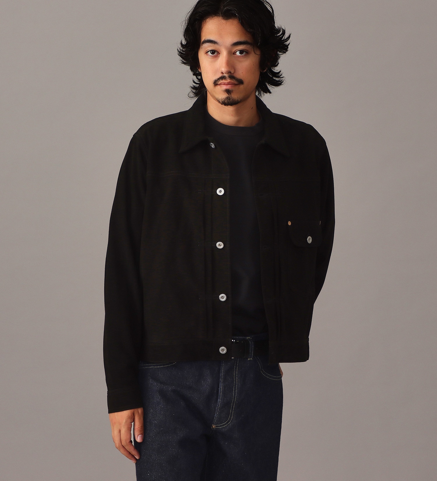 Lee(リー)のCOWBOY JACKET LEATHER【LIGHT SHEEP LEATHER】|ジャケット/アウター/その他アウター/メンズ|ブラック