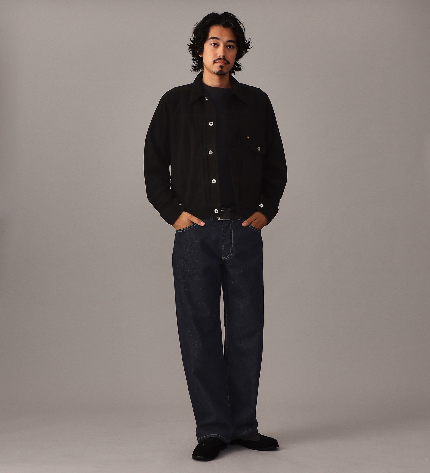 Lee(リー)のCOWBOY JACKET LEATHER【LIGHT SHEEP LEATHER】|ジャケット/アウター/その他アウター/メンズ|ブラック