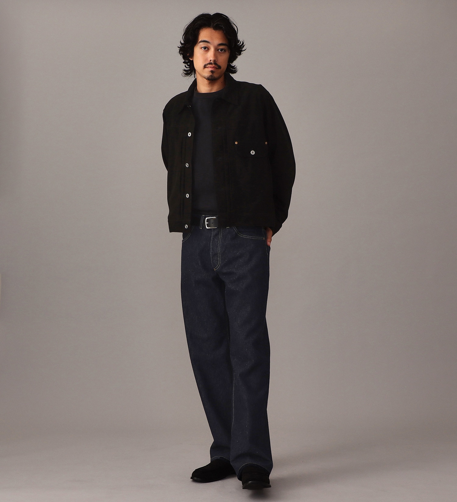 Lee(リー)のCOWBOY JACKET LEATHER【LIGHT SHEEP LEATHER】|ジャケット/アウター/その他アウター/メンズ|ブラック