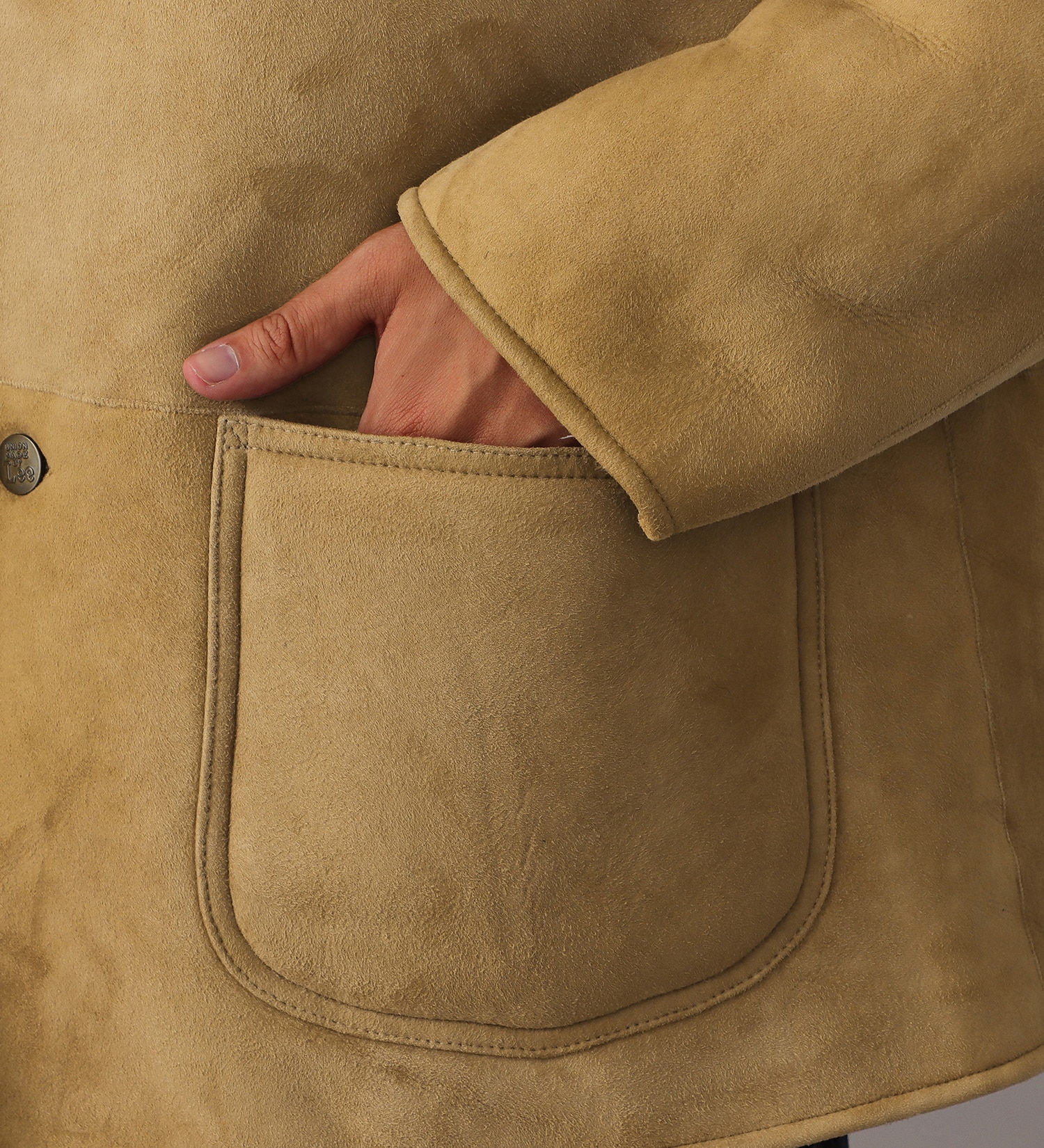 Lee(リー)の【試着対象】MOUTON JACKET TYPE 91-J|ジャケット/アウター/その他アウター/メンズ|ベージュ