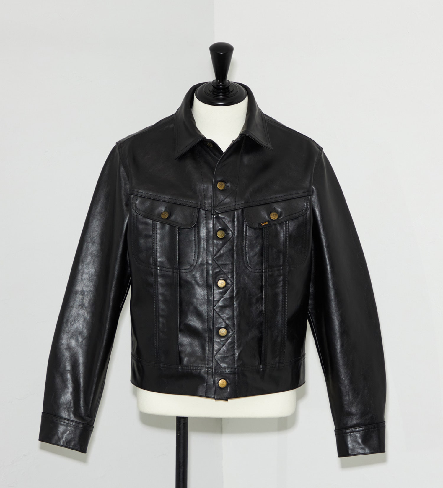 Lee(リー)のRIDER JACKET HORSE LEATHER【ホースレザー】|ジャケット/アウター/その他アウター/メンズ|ブラック