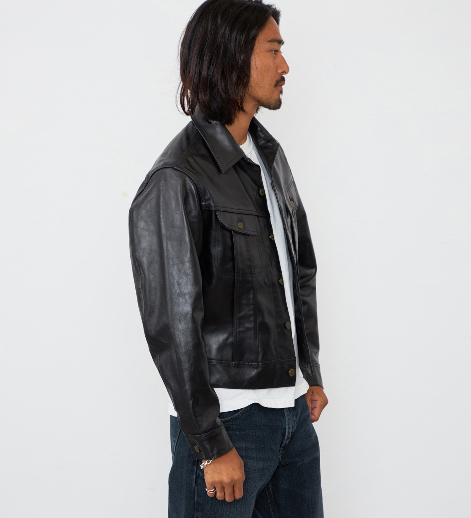 Lee(リー)のRIDER JACKET HORSE LEATHER【ホースレザー】|ジャケット/アウター/その他アウター/メンズ|ブラック