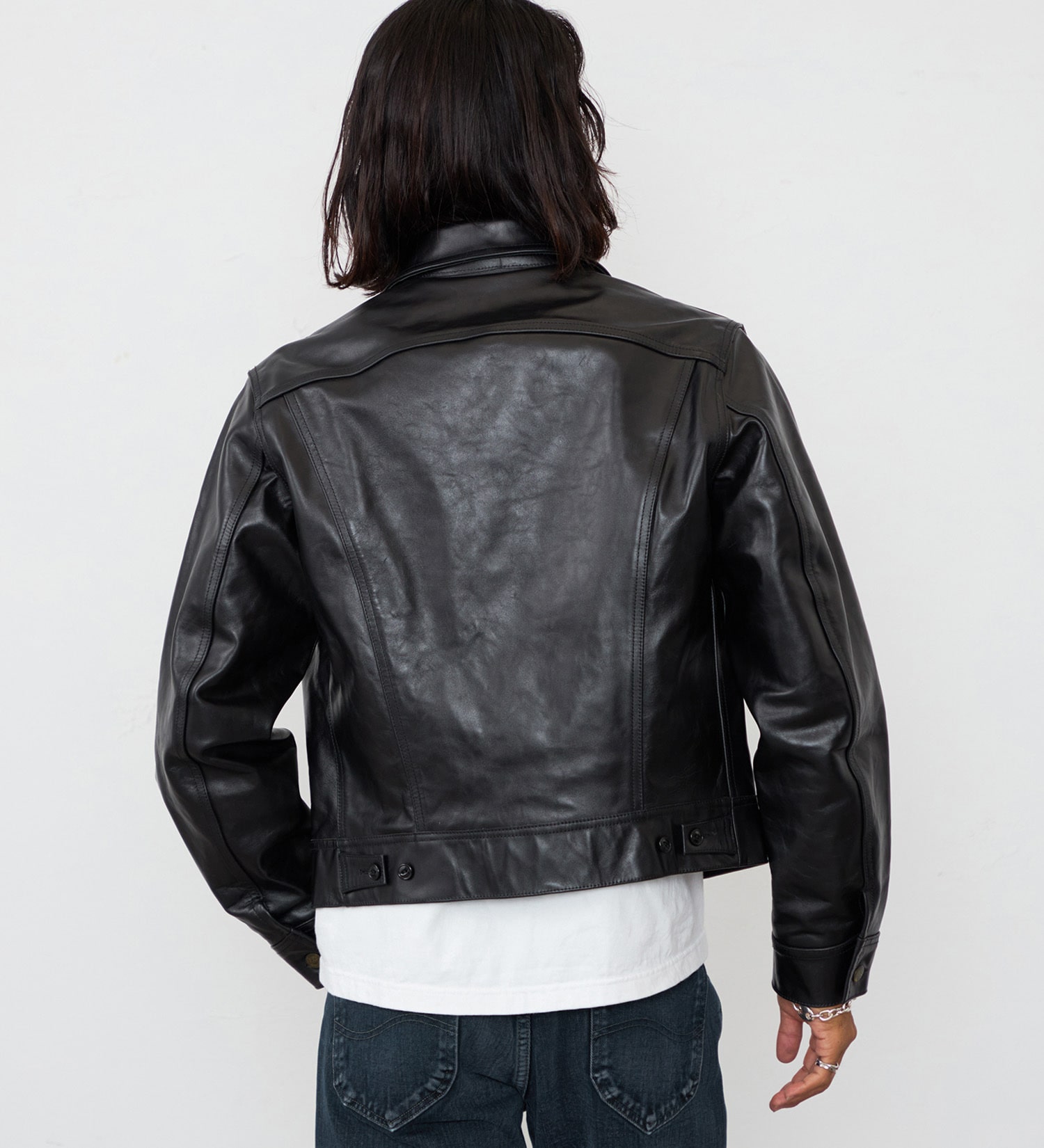 Lee(リー)のRIDER JACKET HORSE LEATHER【ホースレザー】|ジャケット/アウター/その他アウター/メンズ|ブラック