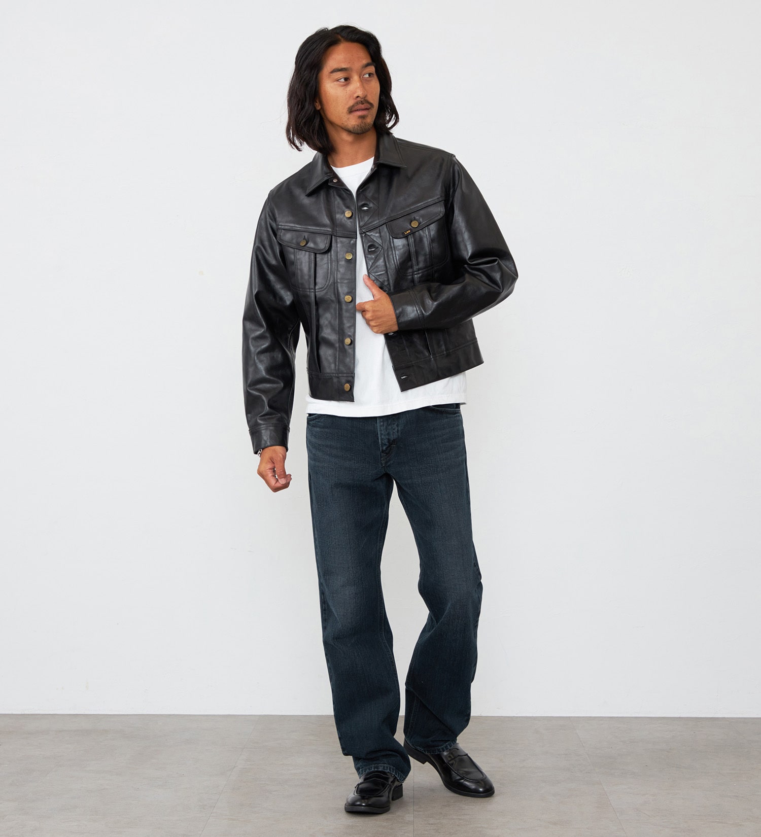 Lee(リー)のRIDER JACKET HORSE LEATHER【ホースレザー】|ジャケット/アウター/その他アウター/メンズ|ブラック