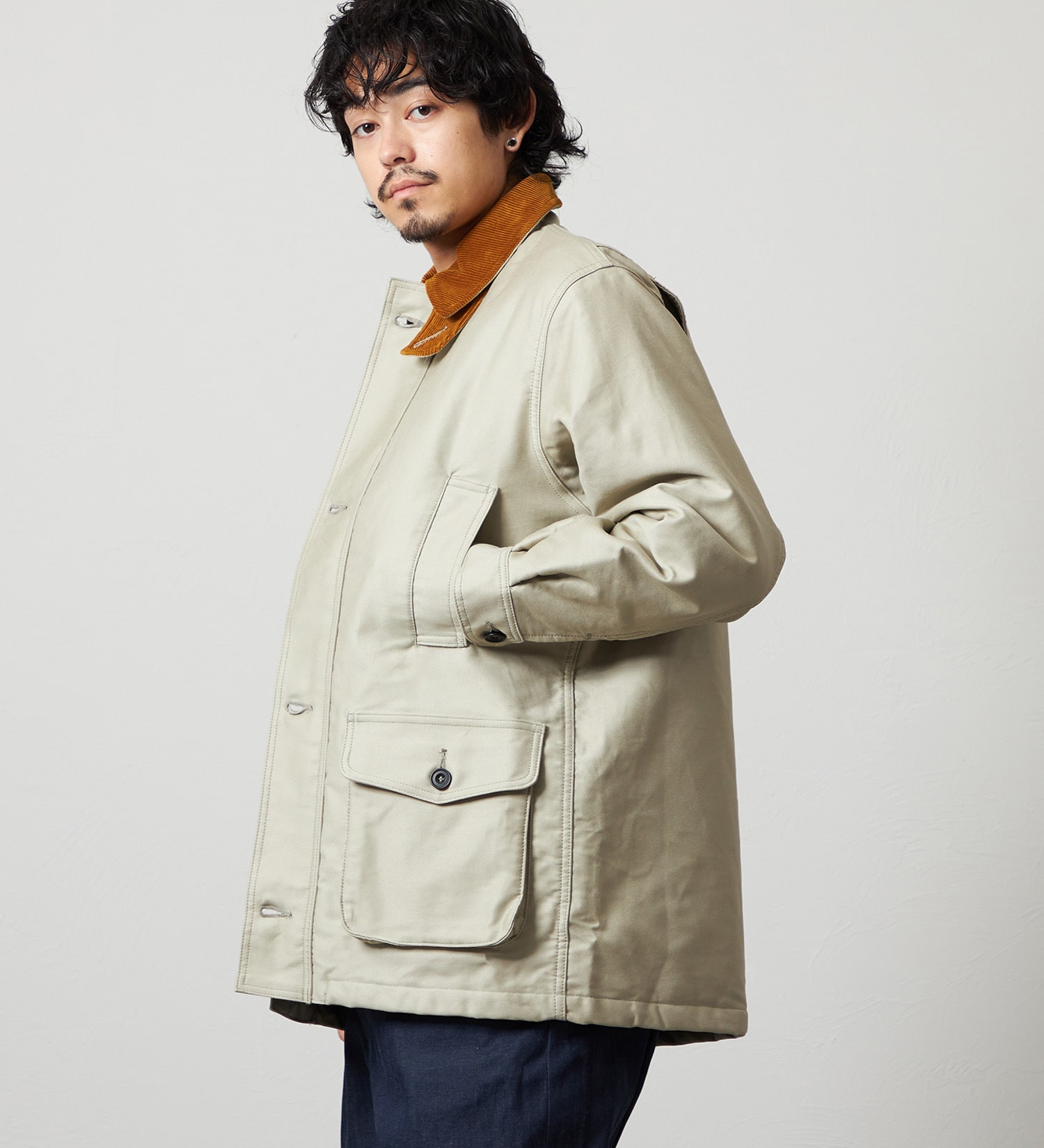 Lee(リー)の【直営店/EＣ別注】ハンティングコート/暖/アウター|ジャケット/アウター/その他アウター/メンズ|ベージュ