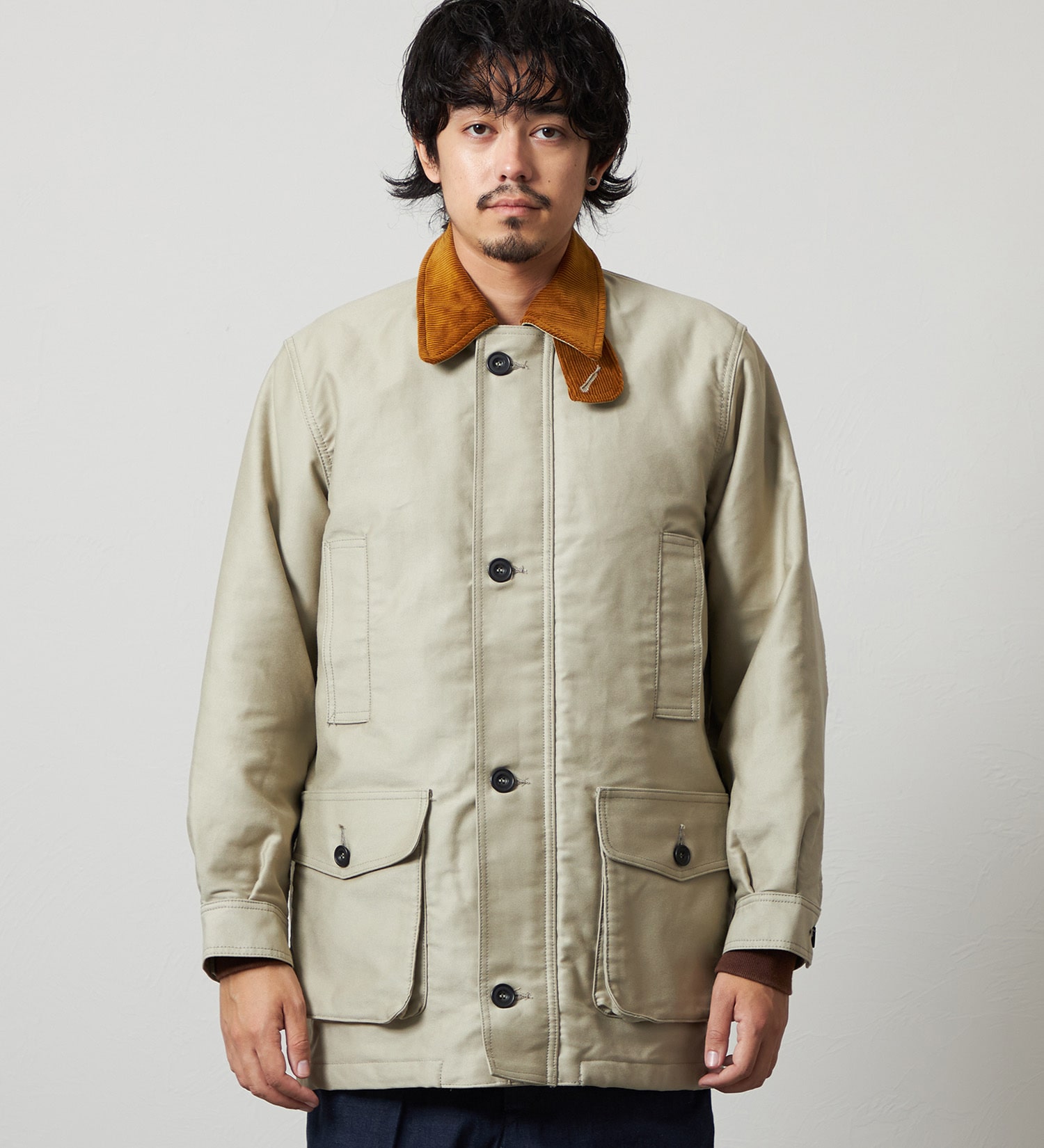 Lee(リー)の【直営店/EＣ別注】ハンティングコート/暖/アウター|ジャケット/アウター/その他アウター/メンズ|ベージュ