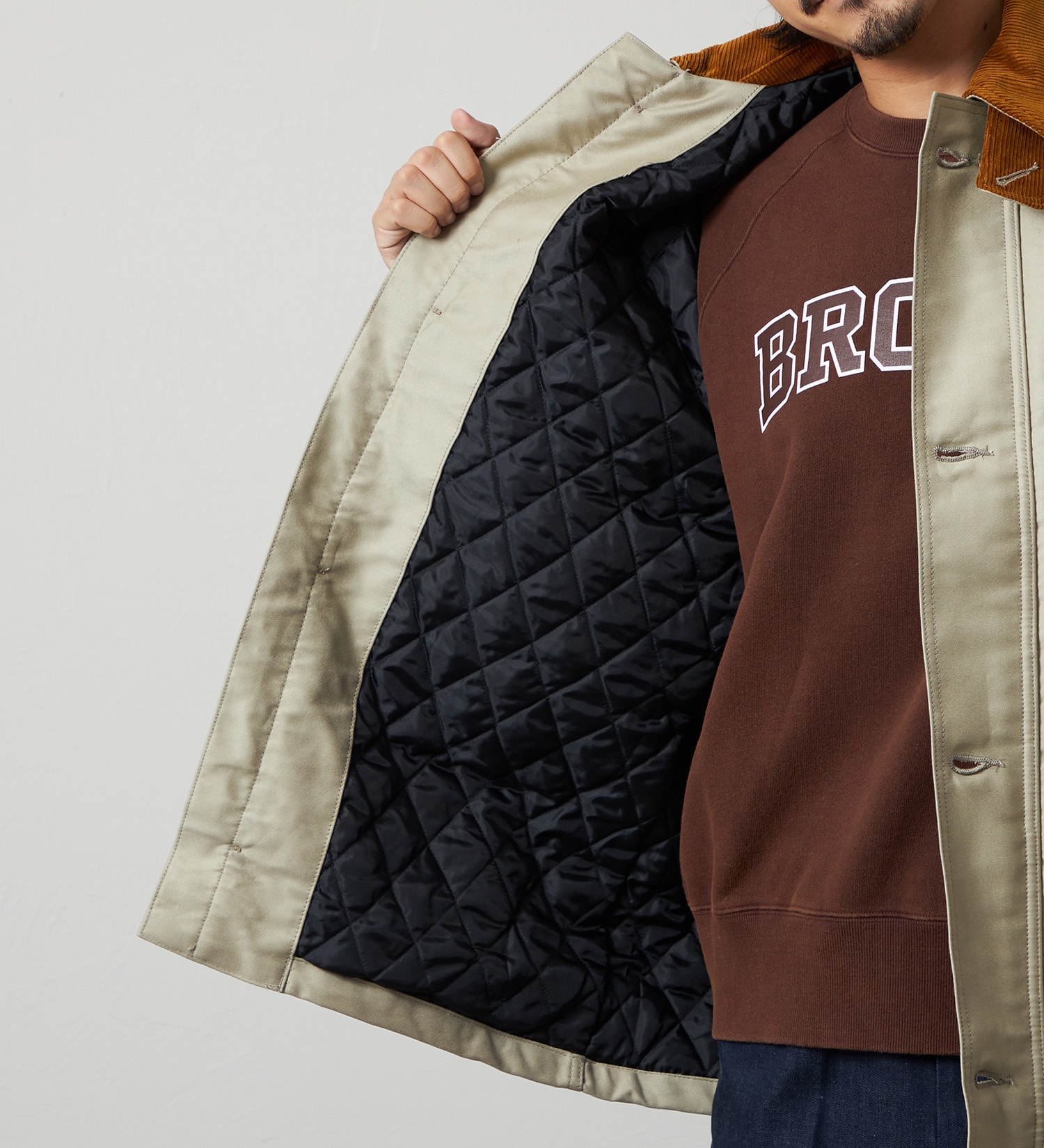 Lee(リー)の【直営店/EＣ別注】ハンティングコート/暖/アウター|ジャケット/アウター/その他アウター/メンズ|ベージュ