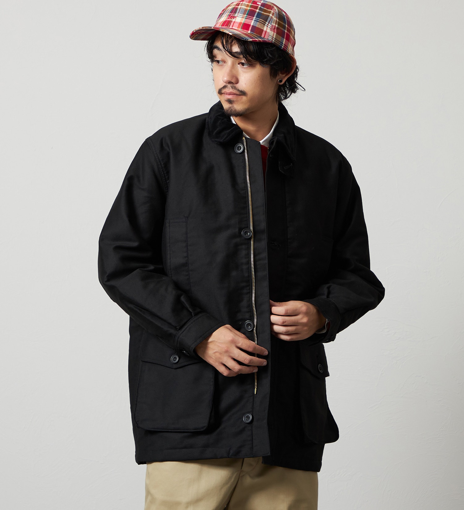 Lee(リー)の【直営店/EＣ別注】ハンティングコート/暖/アウター|ジャケット/アウター/その他アウター/メンズ|ブラック