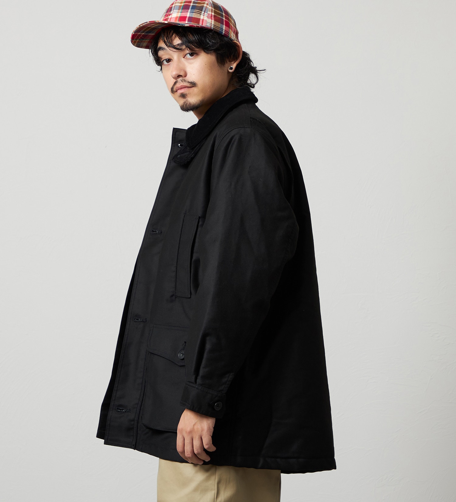 Lee(リー)の【直営店/EＣ別注】ハンティングコート/暖/アウター|ジャケット/アウター/その他アウター/メンズ|ブラック