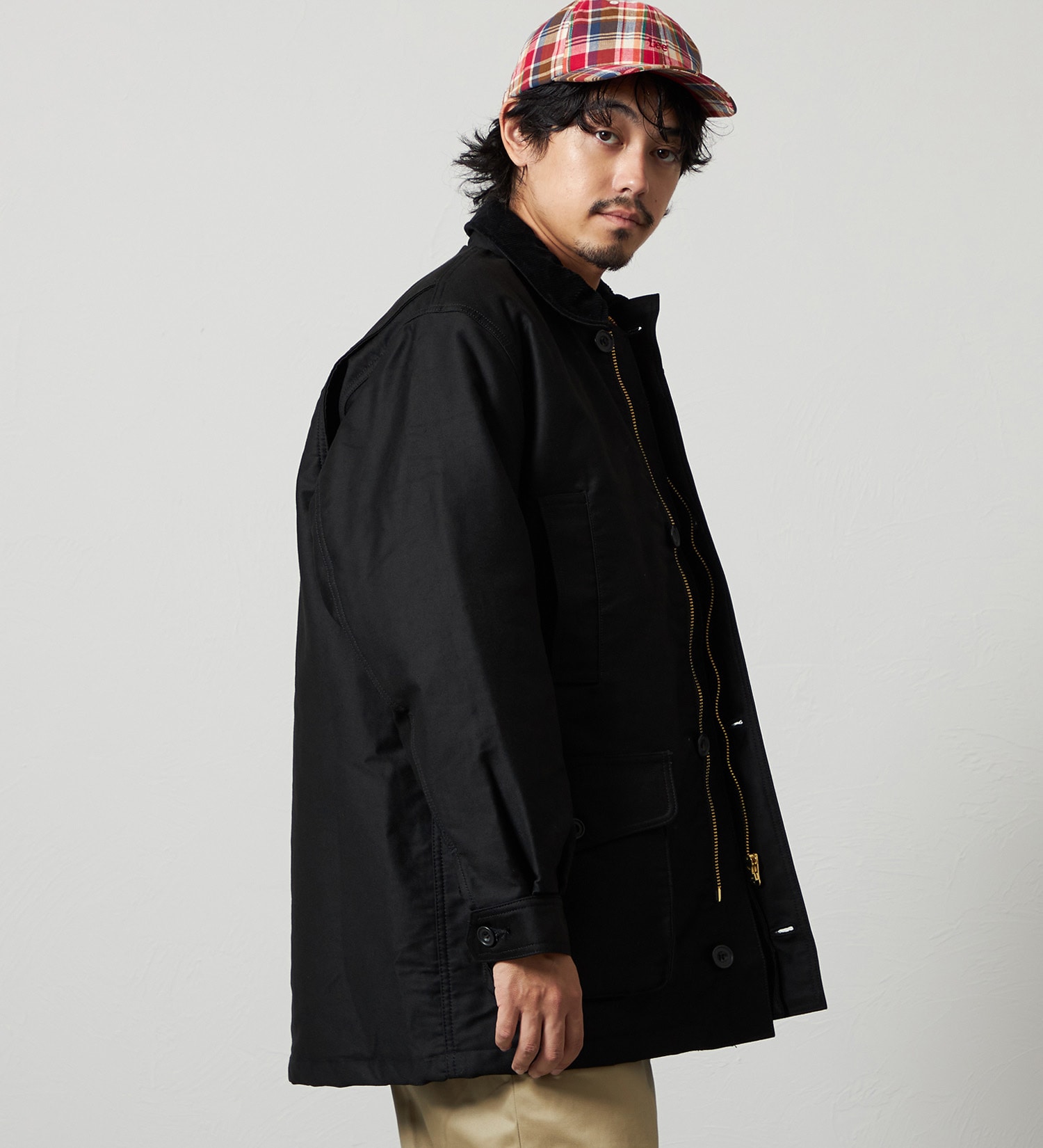 Lee(リー)の【直営店/EＣ別注】ハンティングコート/暖/アウター|ジャケット/アウター/その他アウター/メンズ|ブラック